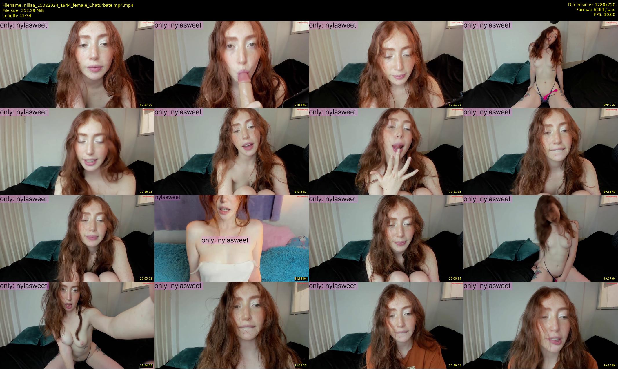 niilaa — 42 minute Chaturbate female cam show recording, 720p, Feb 15, 2024
