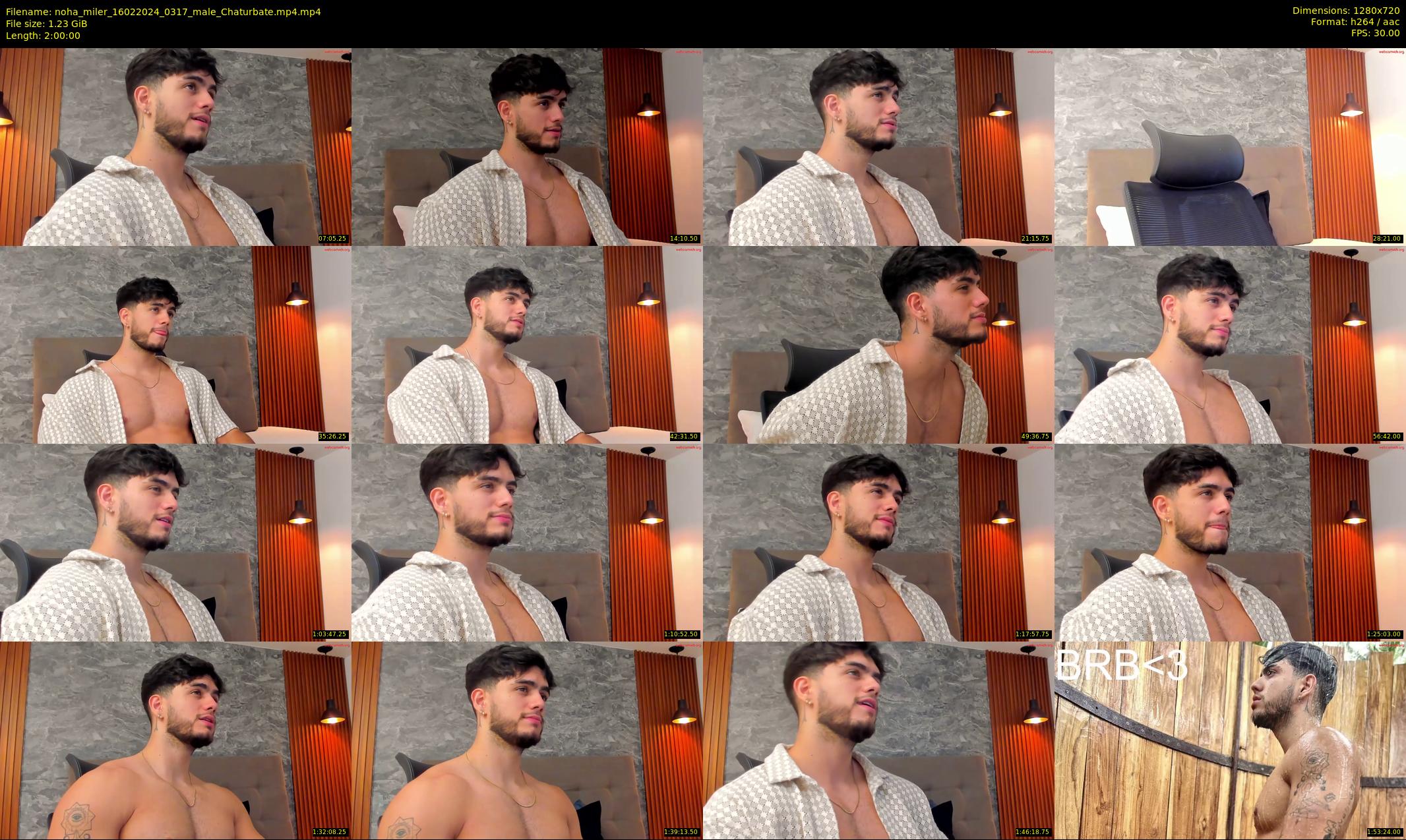 noha_miler — 120 minute Chaturbate male cam show recording, 720p, Feb 16, 2024