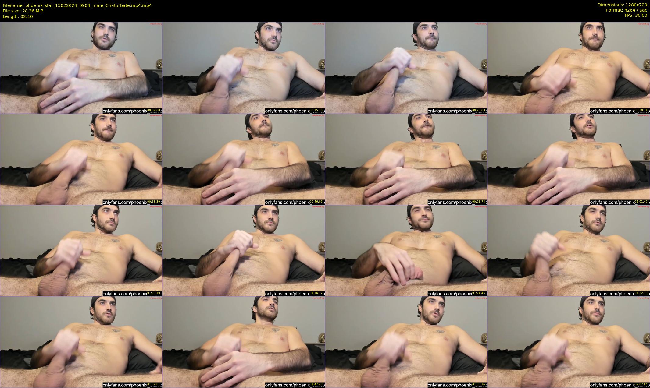 phoenix_star — 3 minute Chaturbate male cam show recording, 720p, Feb 15, 2024