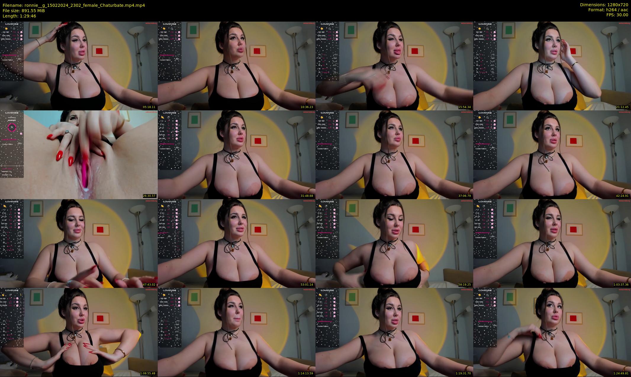 ronnie__g — 90 minute Chaturbate female cam show recording, 720p, Feb 15, 2024