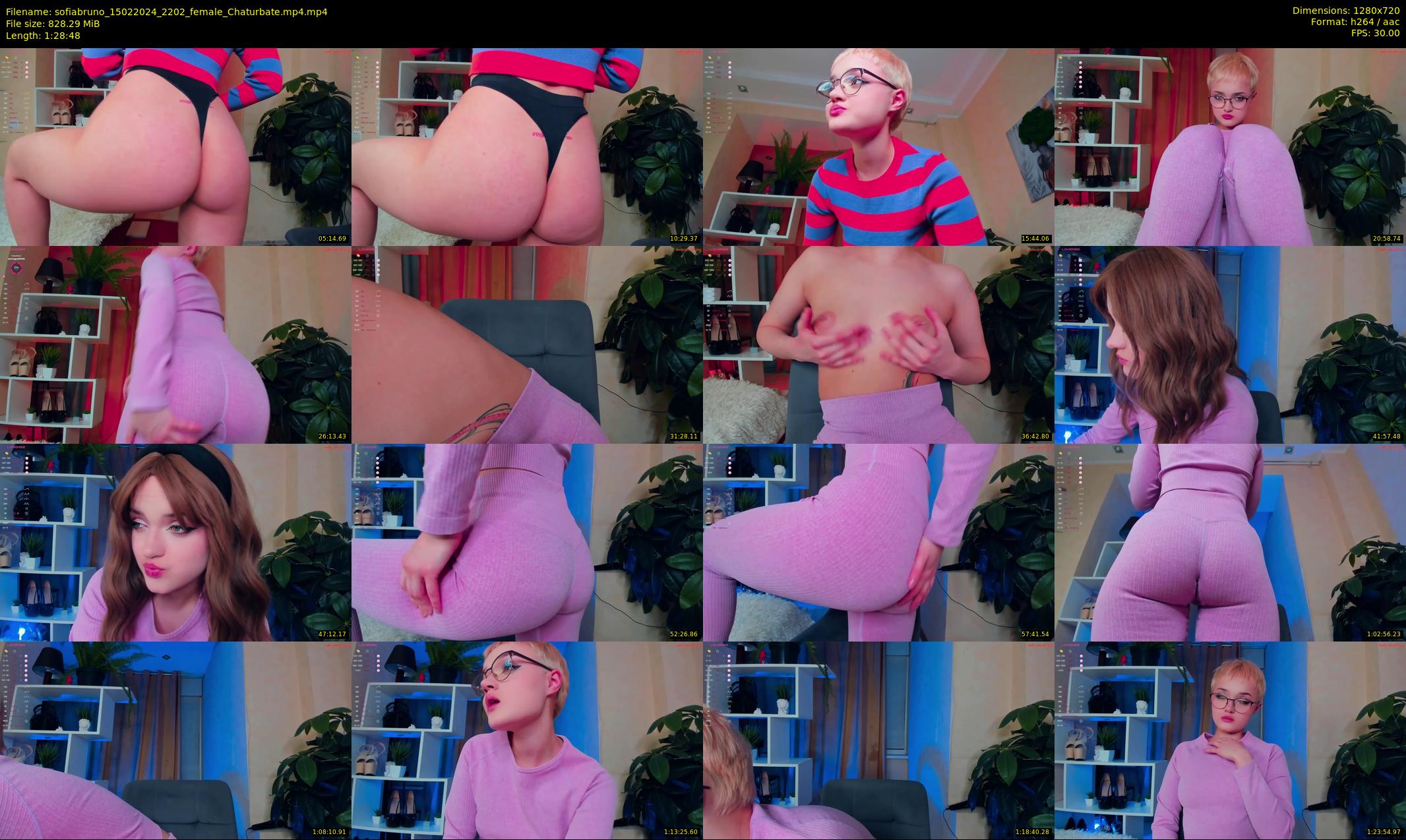 sofiabruno — 89 minute Chaturbate female cam show recording, 720p, Feb 15, 2024