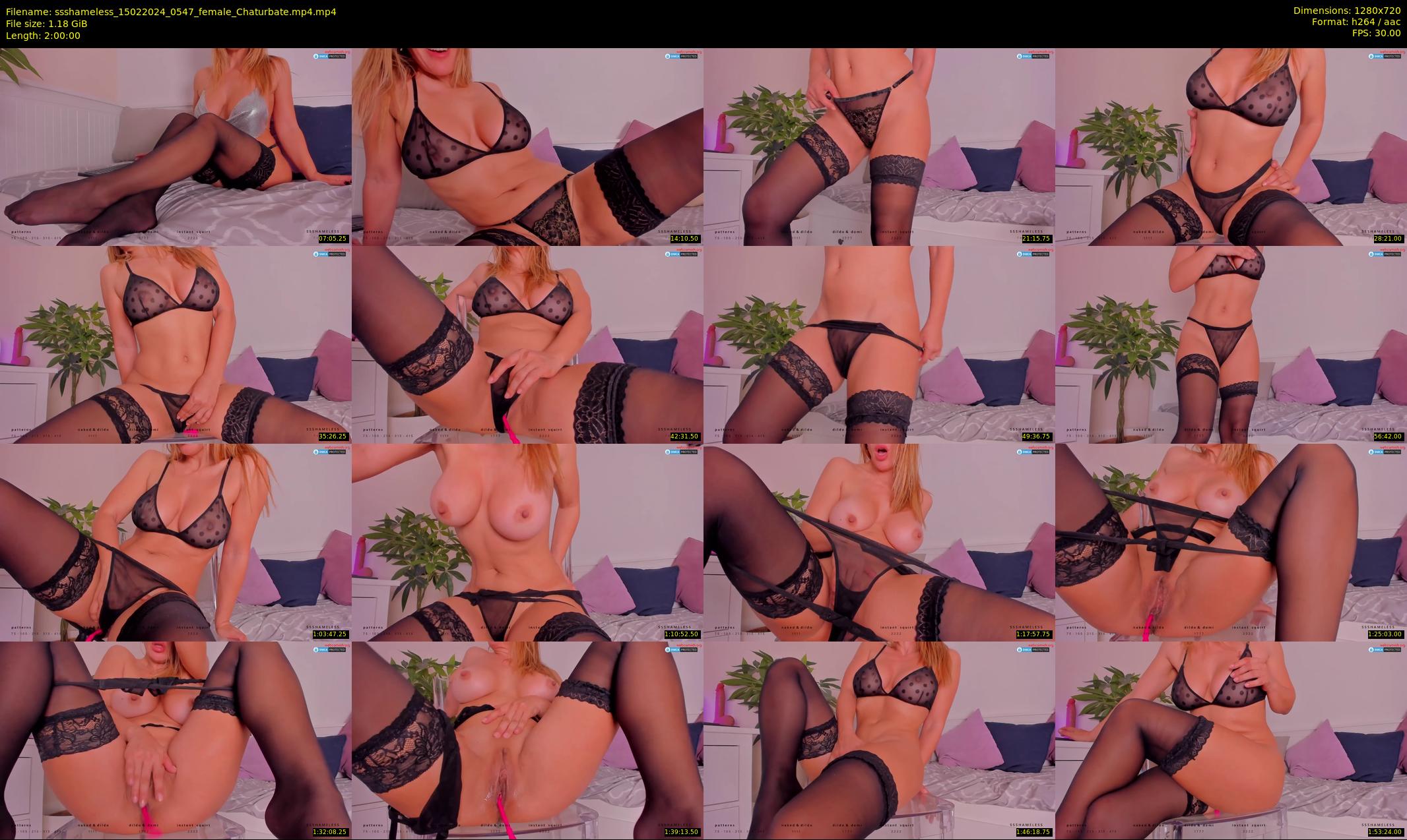 ssshameless — 120 minute Chaturbate female cam show recording, 720p, Feb 15, 2024