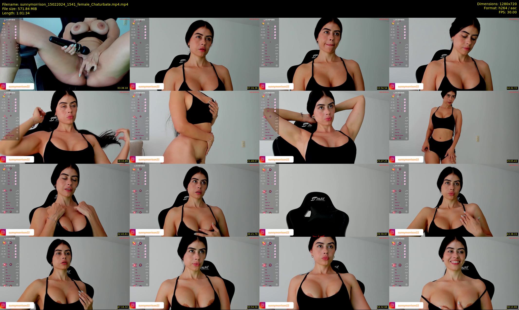 sunnymorrison — 62 minute Chaturbate female cam show recording, 720p, Feb 15, 2024