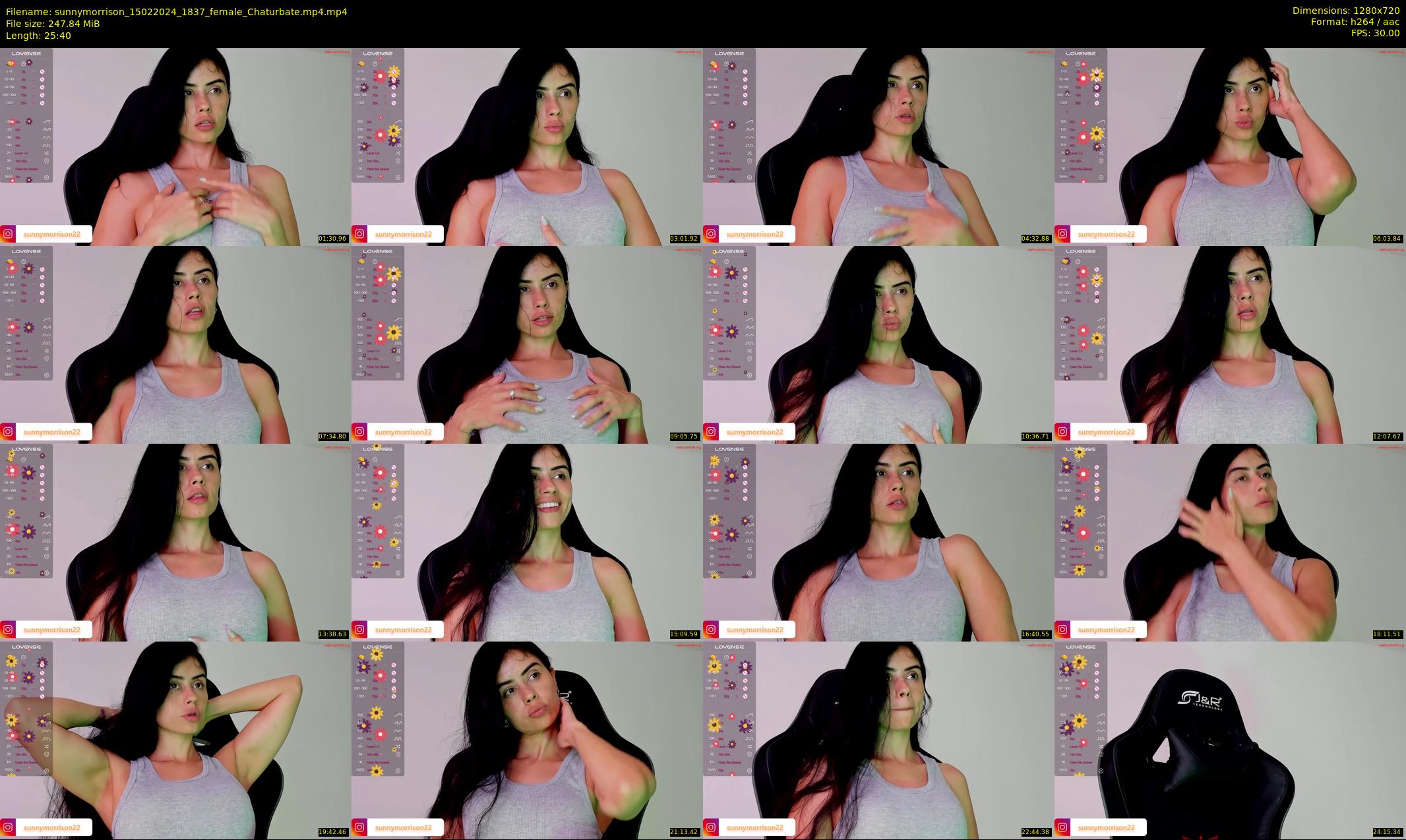 sunnymorrison — 26 minute Chaturbate female cam show recording, 720p, Feb 15, 2024