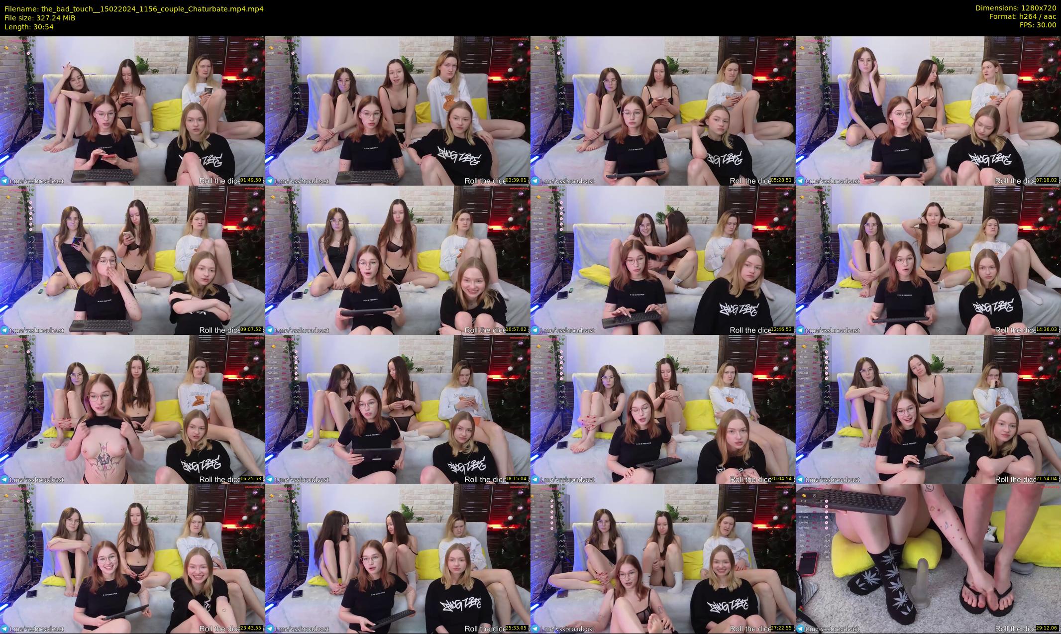 the_bad_touch_ — 31 minute Chaturbate couple cam show recording, 720p, Feb 15, 2024
