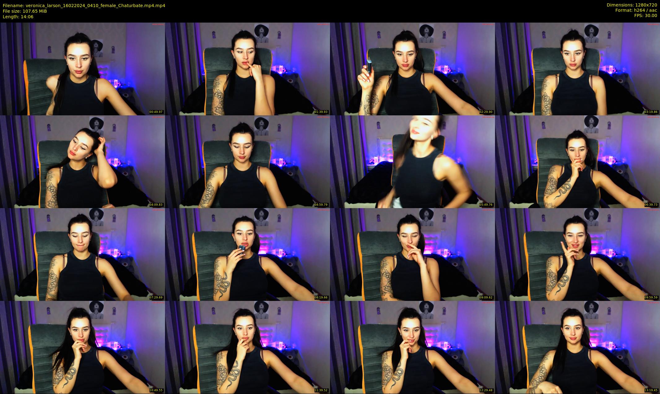 veronica_larson — 15 minute Chaturbate female cam show recording, 720p, Feb 16, 2024