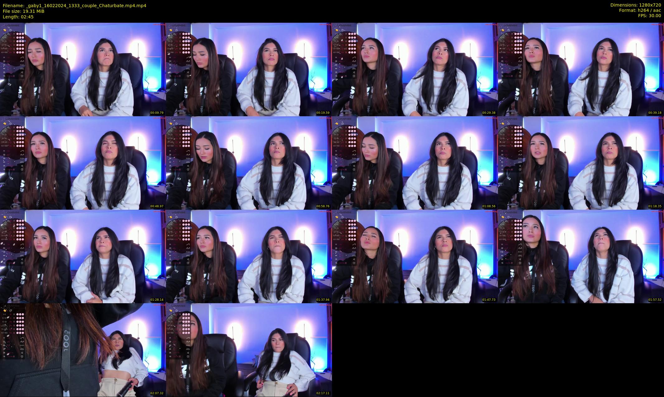 _gaby1 — 3 minute Chaturbate female cam show recording, 720p, Feb 16, 2024