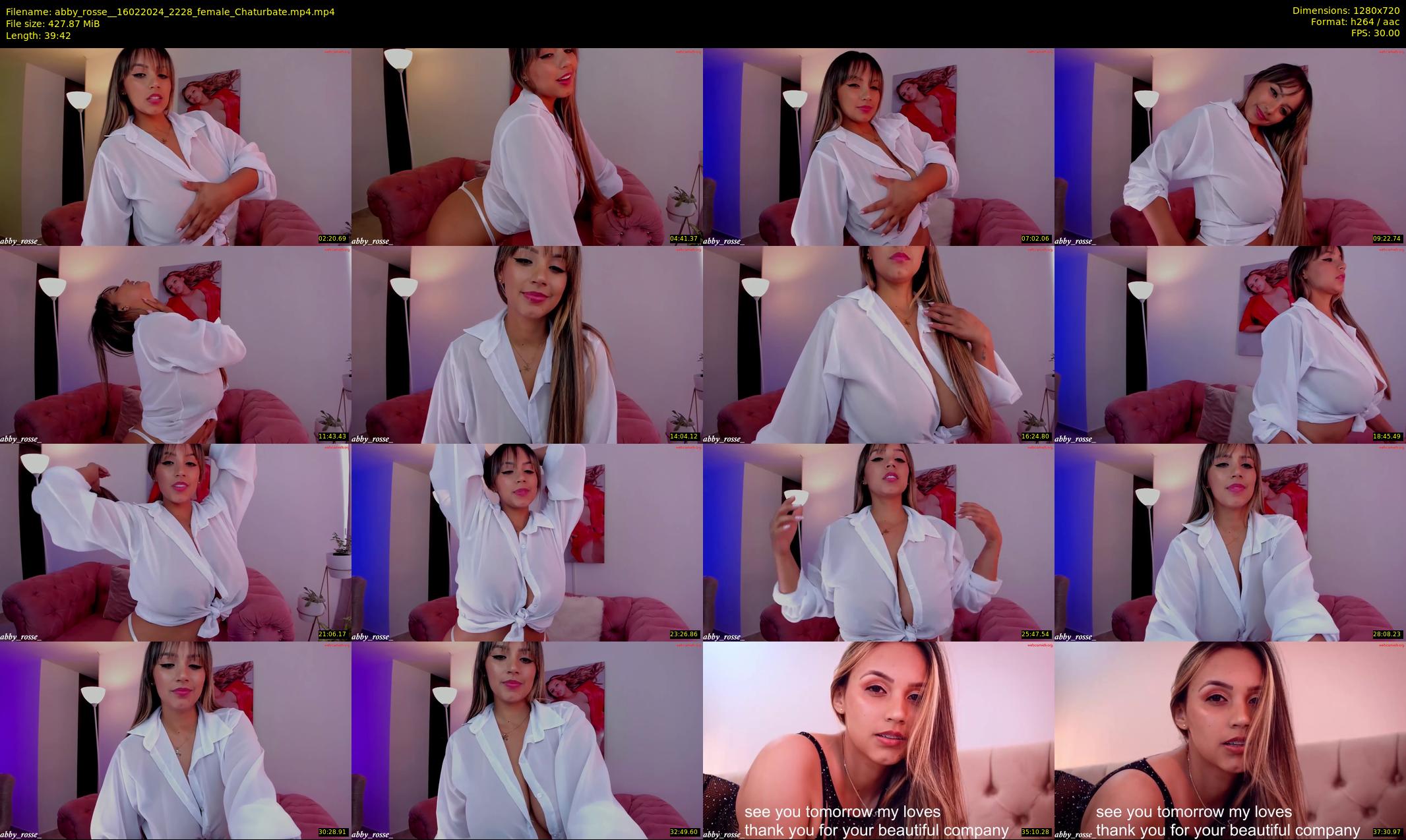 abby_rosse_ — 40 minute Chaturbate female cam show recording, 720p, Feb 16, 2024