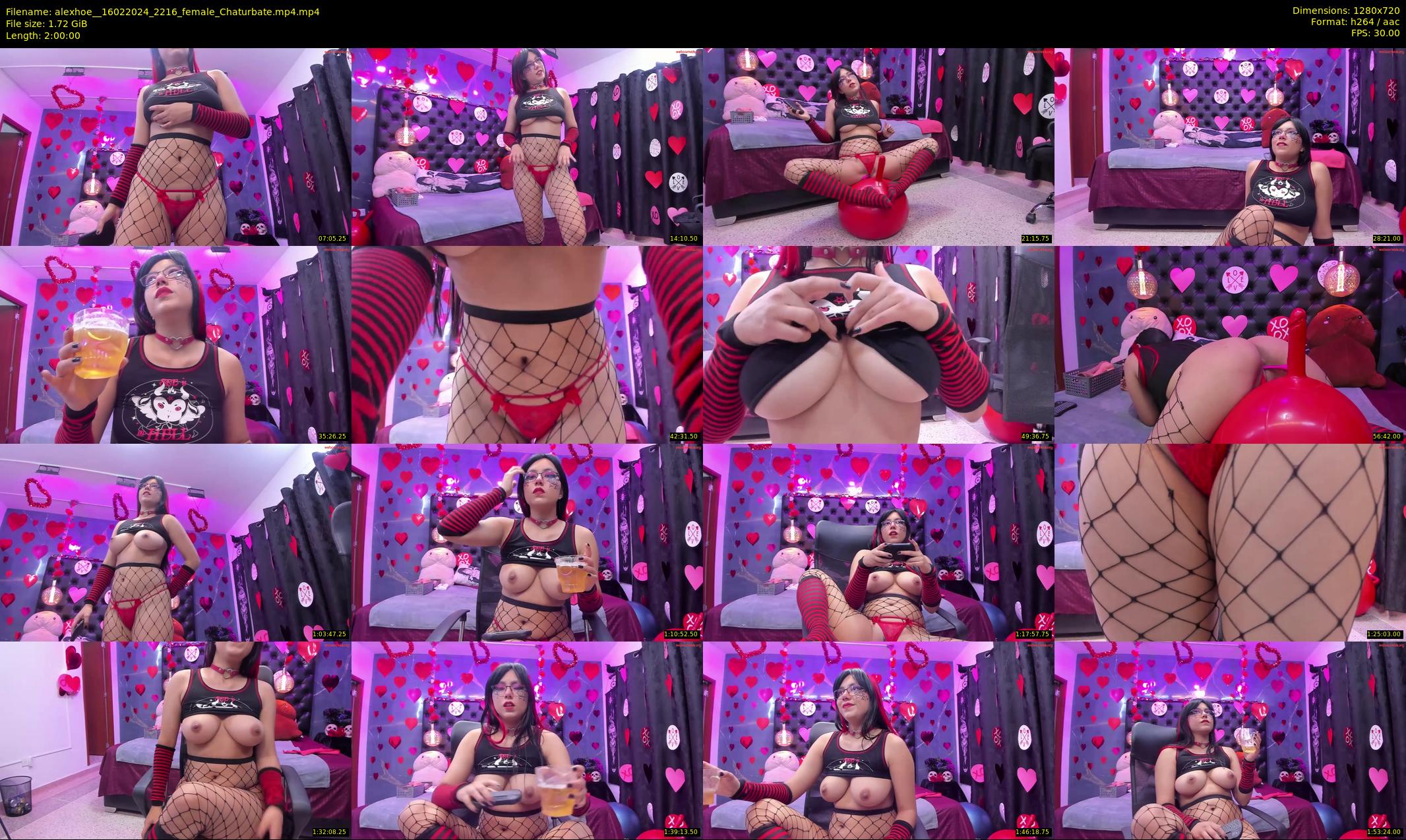 alexhoe_ — 120 minute Chaturbate female cam show recording, 720p, Feb 16, 2024