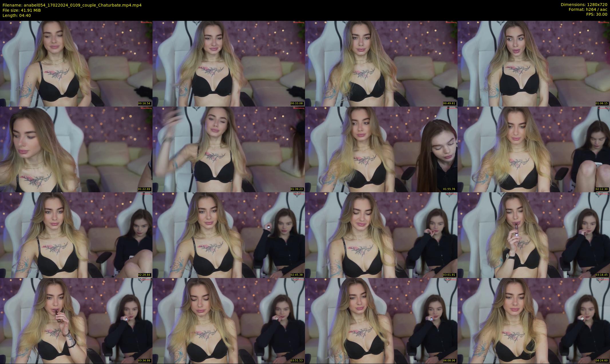 anabel054 — 5 minute Chaturbate female cam show recording, 720p, Feb 17, 2024