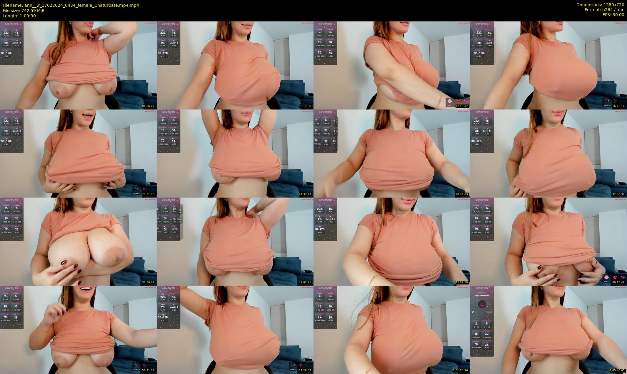 ann__w — 70 minute Chaturbate female cam show recording, 720p, Feb 17, 2024