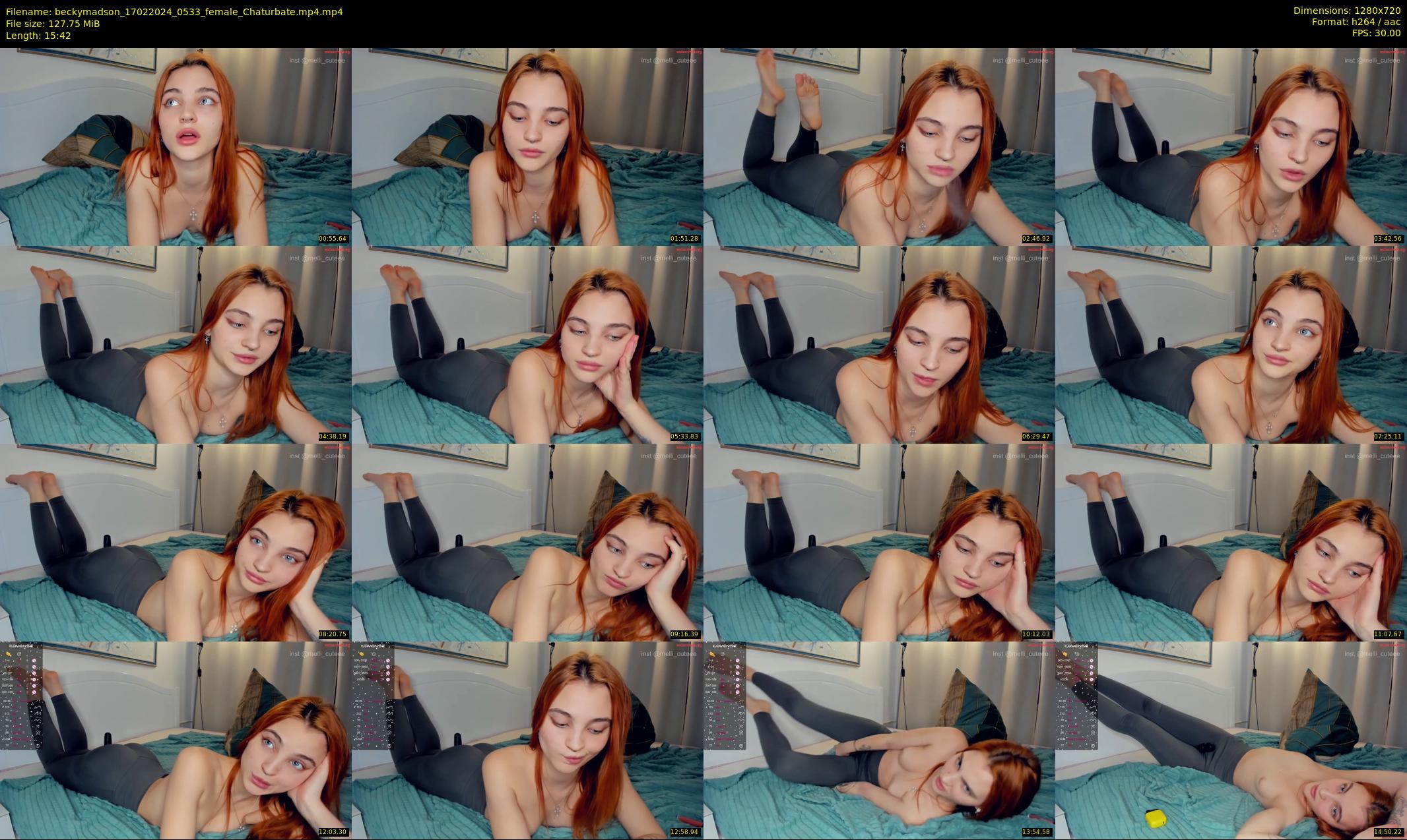 beckymadson — 16 minute Chaturbate female cam show recording, 720p, Feb 17, 2024