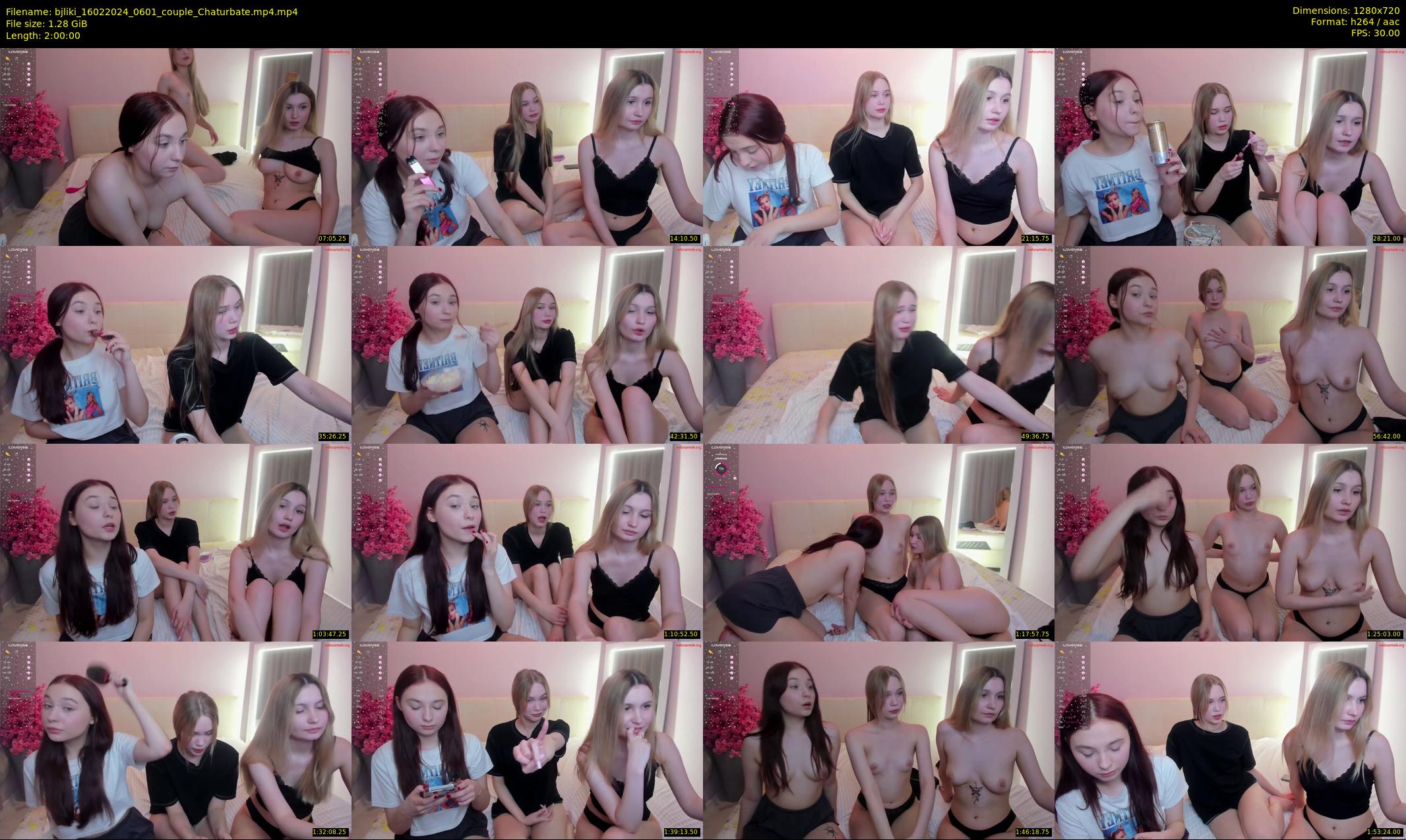 bjliki — 120 minute Chaturbate couple cam show recording, 720p, Feb 16, 2024