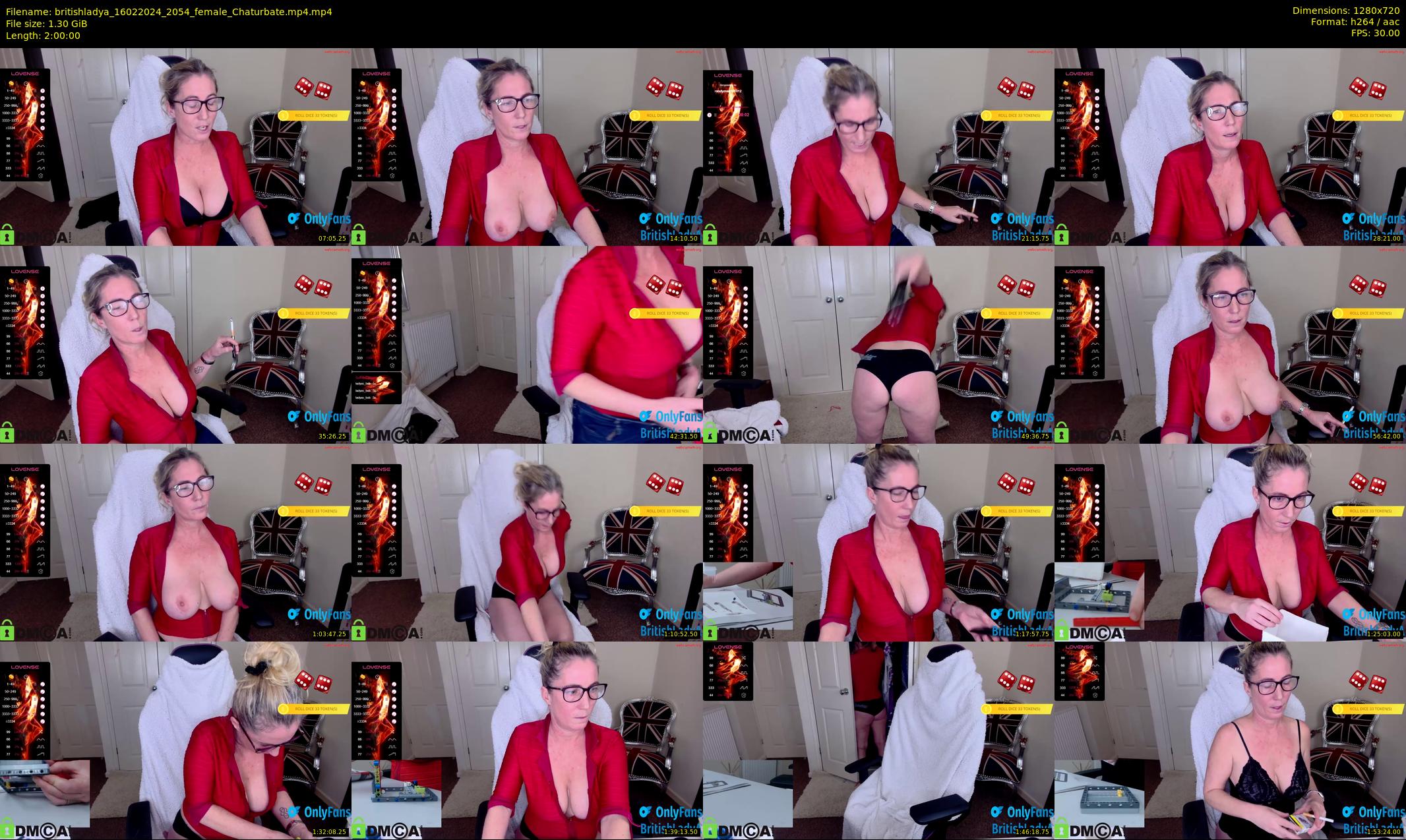 britishladya — 120 minute Chaturbate female cam show recording, 720p, Feb 16, 2024