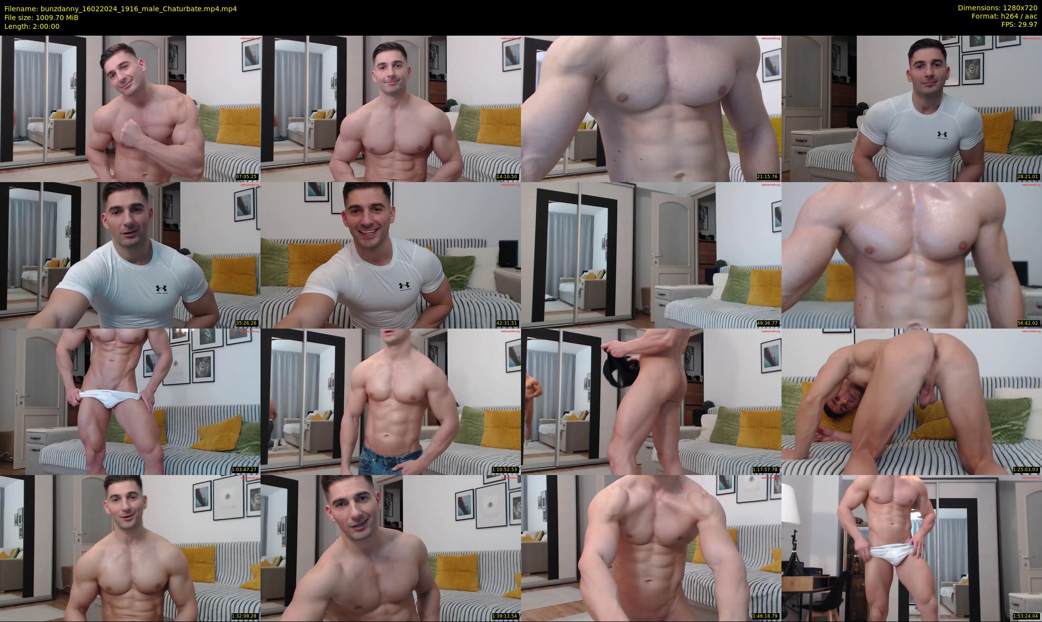 bunzdanny — 120 minute Chaturbate male cam show recording, 720p, Feb 16, 2024