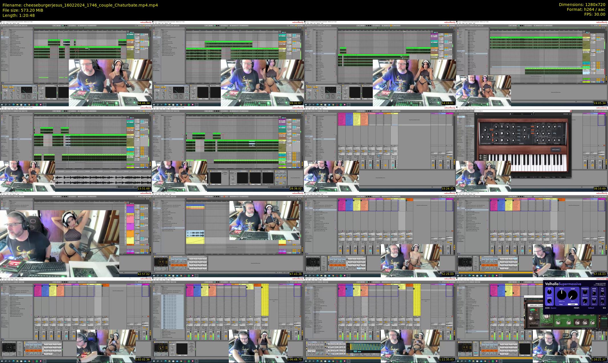 cheeseburgerjesus — 81 minute Chaturbate couple cam show recording, 720p, Feb 16, 2024