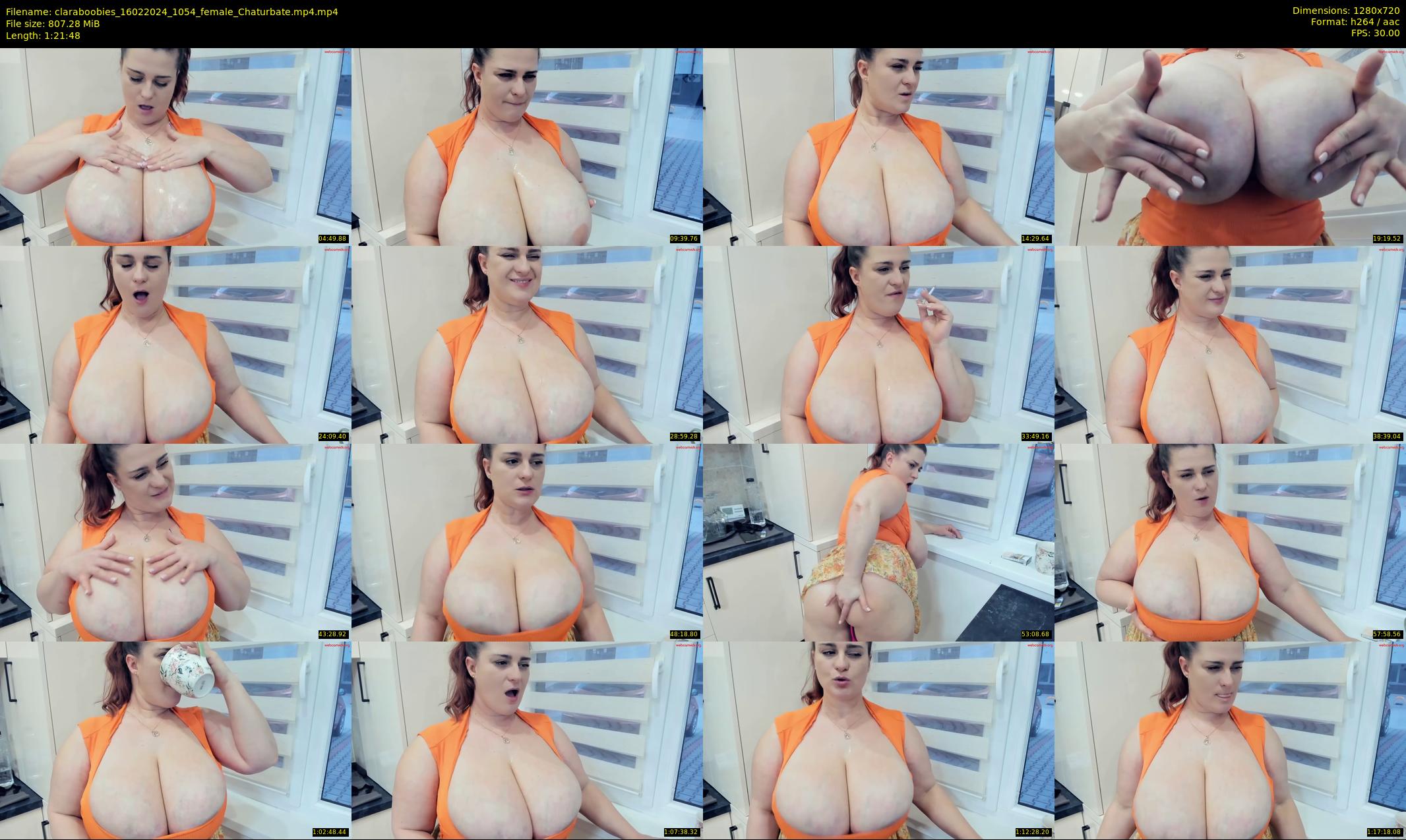 claraboobies — 82 minute Chaturbate female cam show recording, 720p, Feb 16, 2024