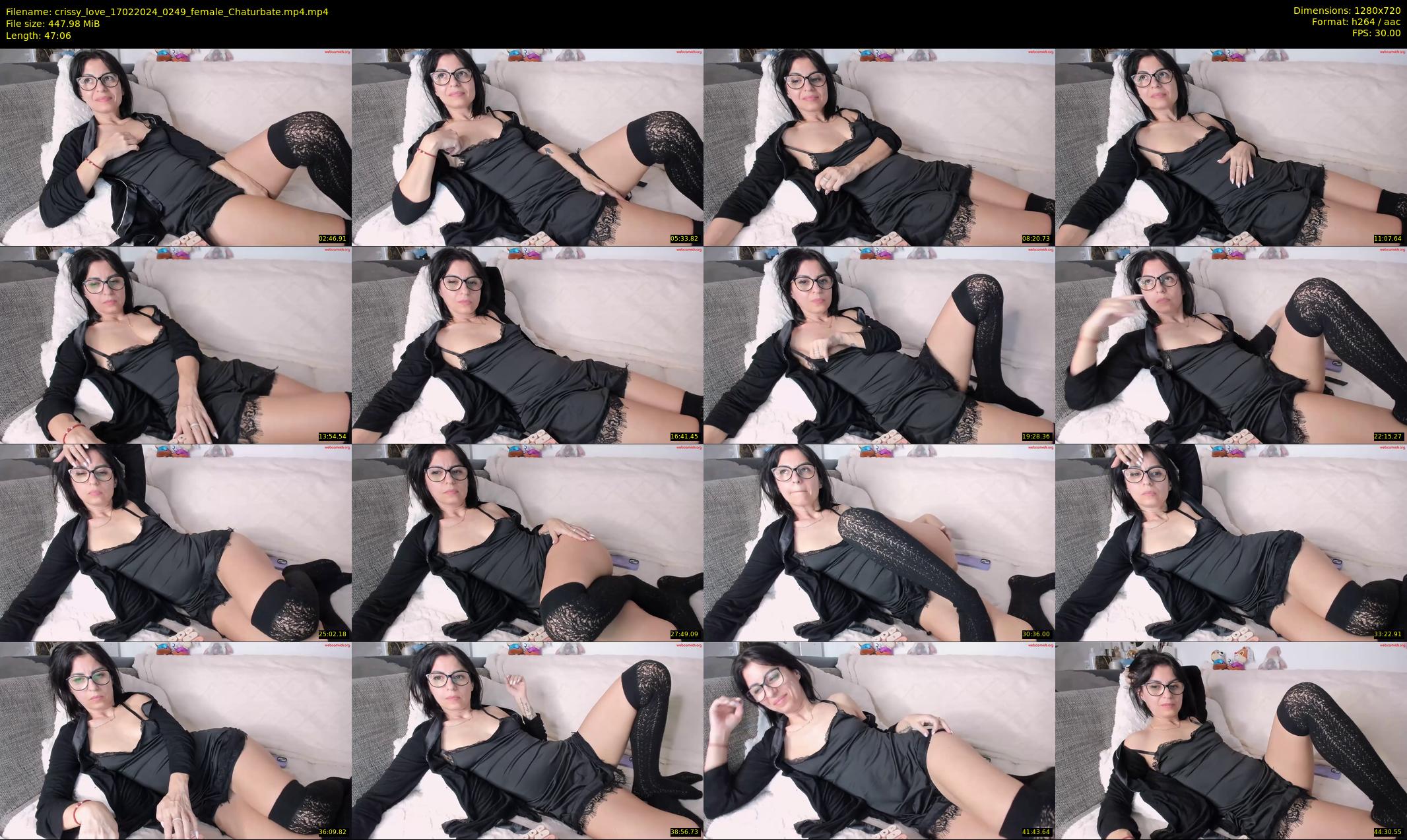 crissy_love — 48 minute Chaturbate female cam show recording, 720p, Feb 17, 2024