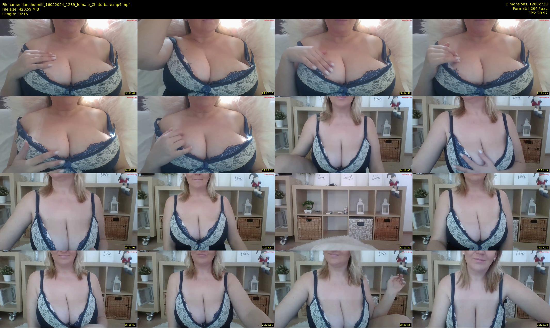 danahotmilf — 35 minute Chaturbate female cam show recording, 720p, Feb 16, 2024