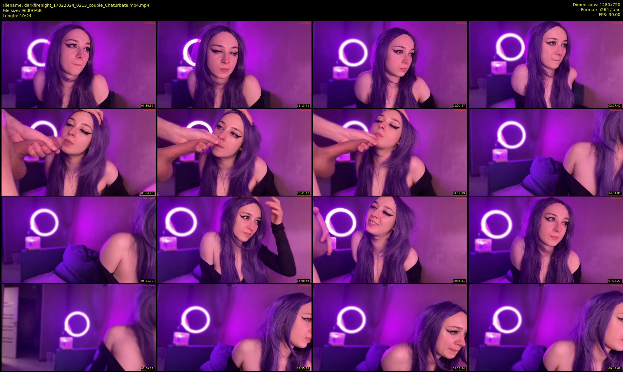darkfirenight — 11 minute Chaturbate couple cam show recording, 720p, Feb 17, 2024