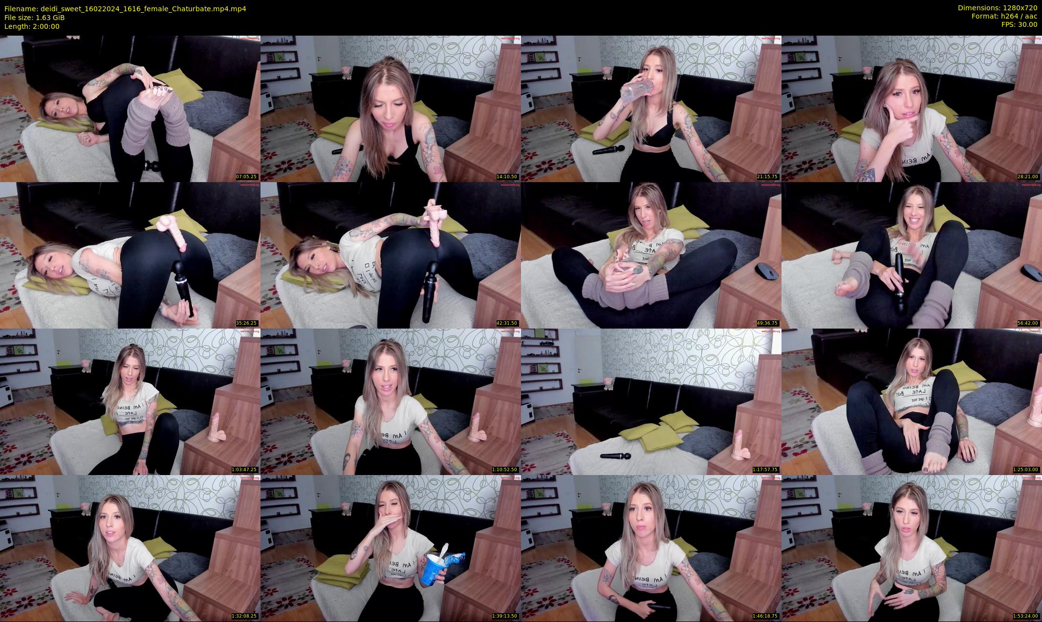 deidi_sweet — 120 minute Chaturbate female cam show recording, 720p, Feb 16, 2024