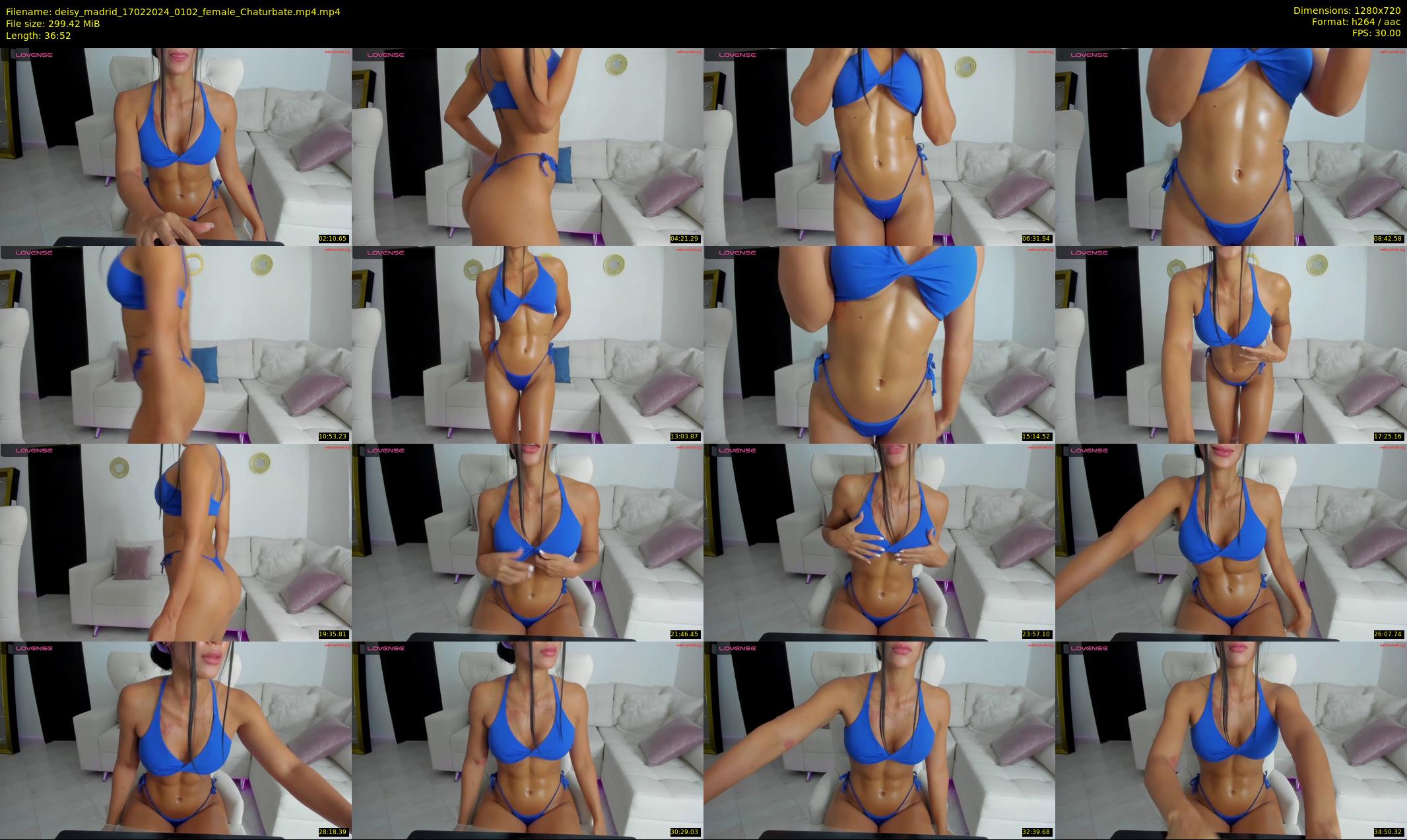 deisy_madrid — 37 minute Chaturbate female cam show recording, 720p, Feb 17, 2024