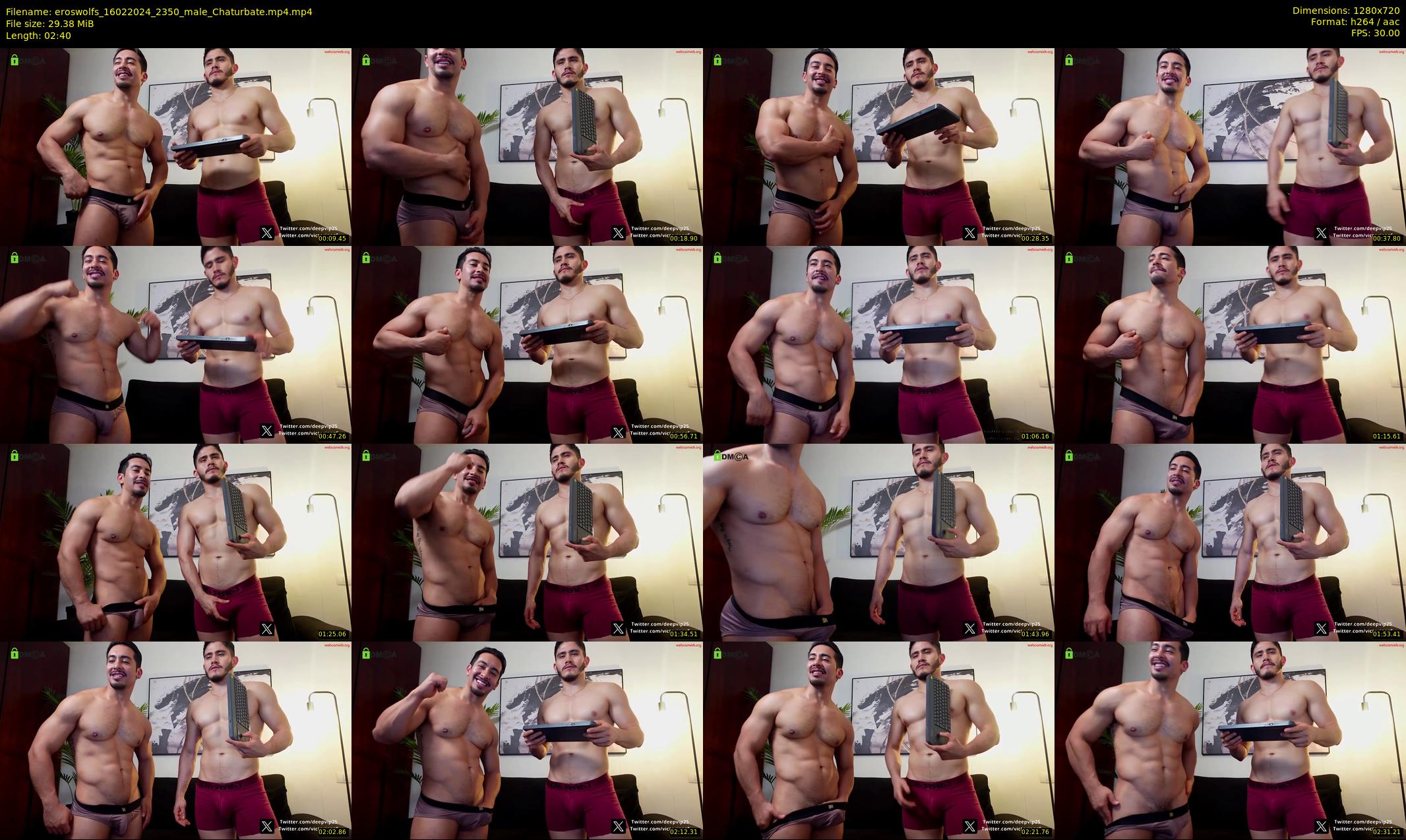 eroswolfs — 3 minute Chaturbate male cam show recording, 720p, Feb 16, 2024