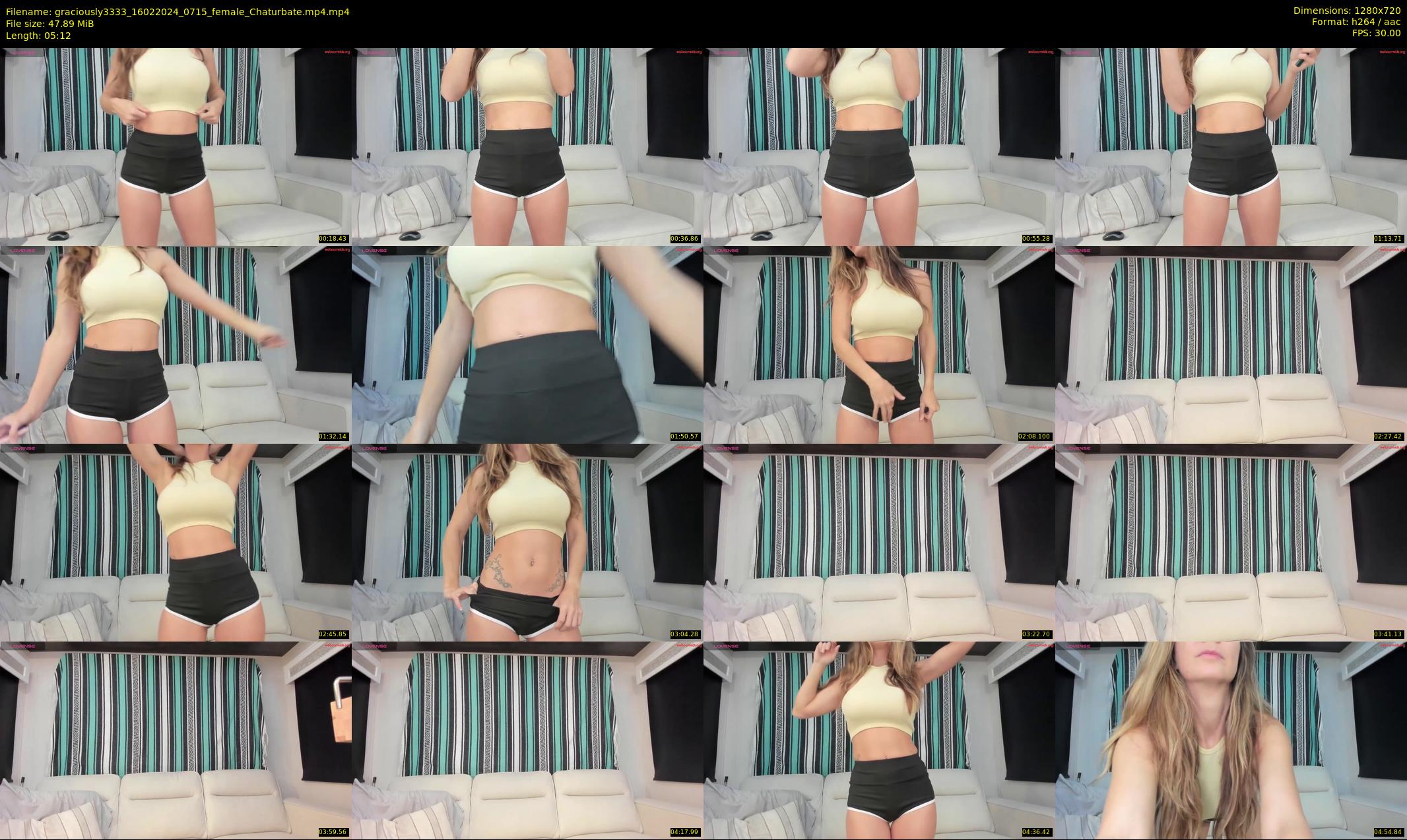 graciously3333 — 6 minute Chaturbate female cam show recording, 720p, Feb 16, 2024