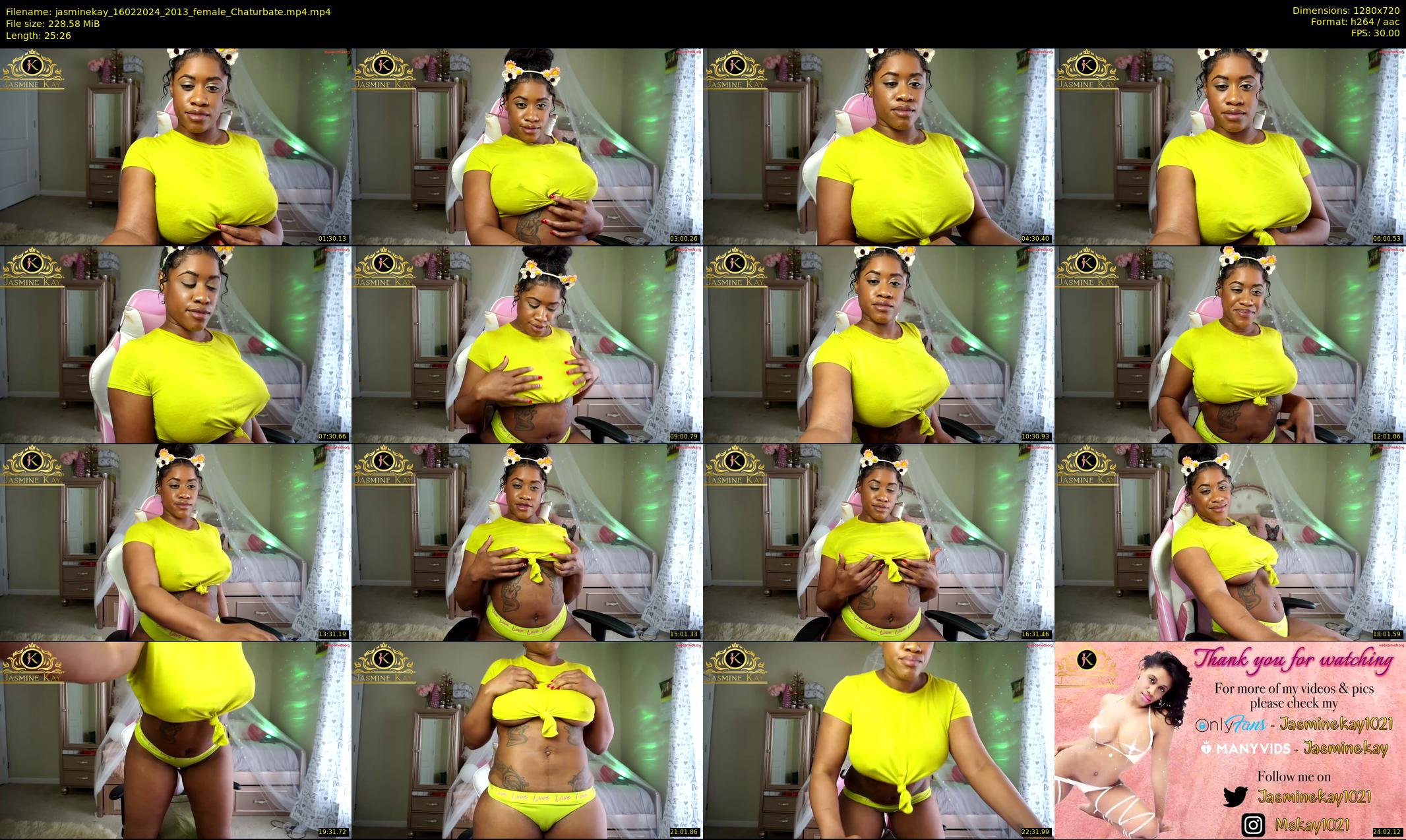 jasminekay — 26 minute Chaturbate female cam show recording, 720p, Feb 16, 2024