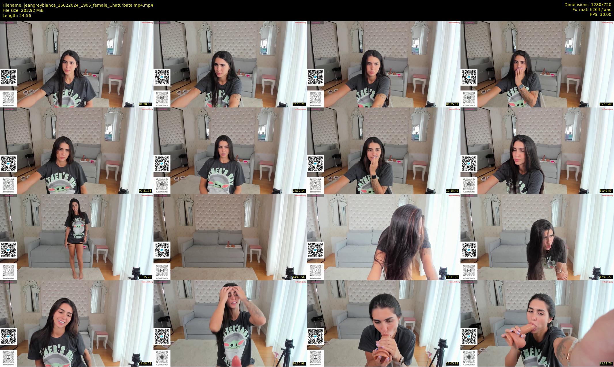 jeangreybianca — 25 minute Chaturbate female cam show recording, 720p, Feb 16, 2024