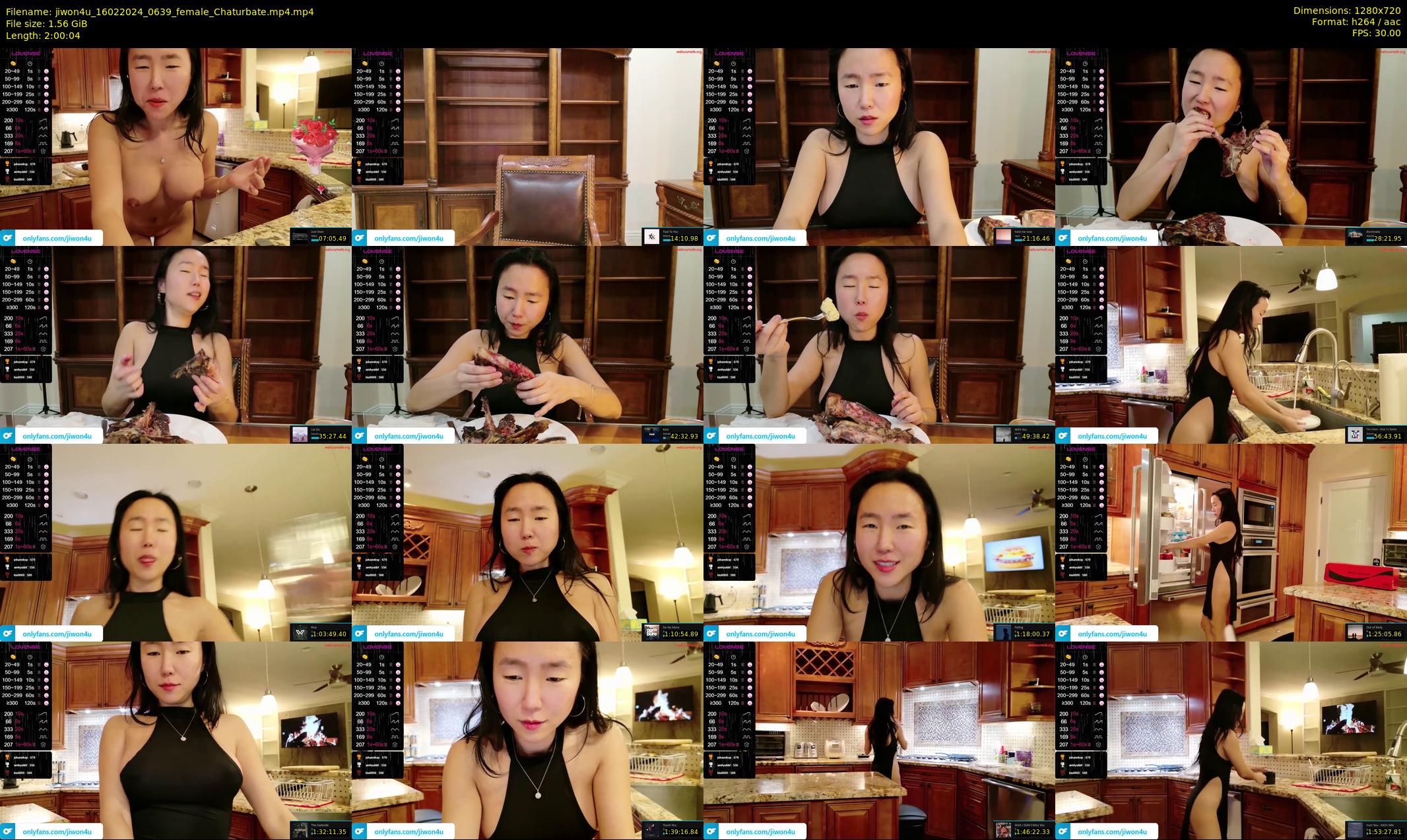 jiwon4u — 121 minute Chaturbate female cam show recording, 720p, Feb 16, 2024
