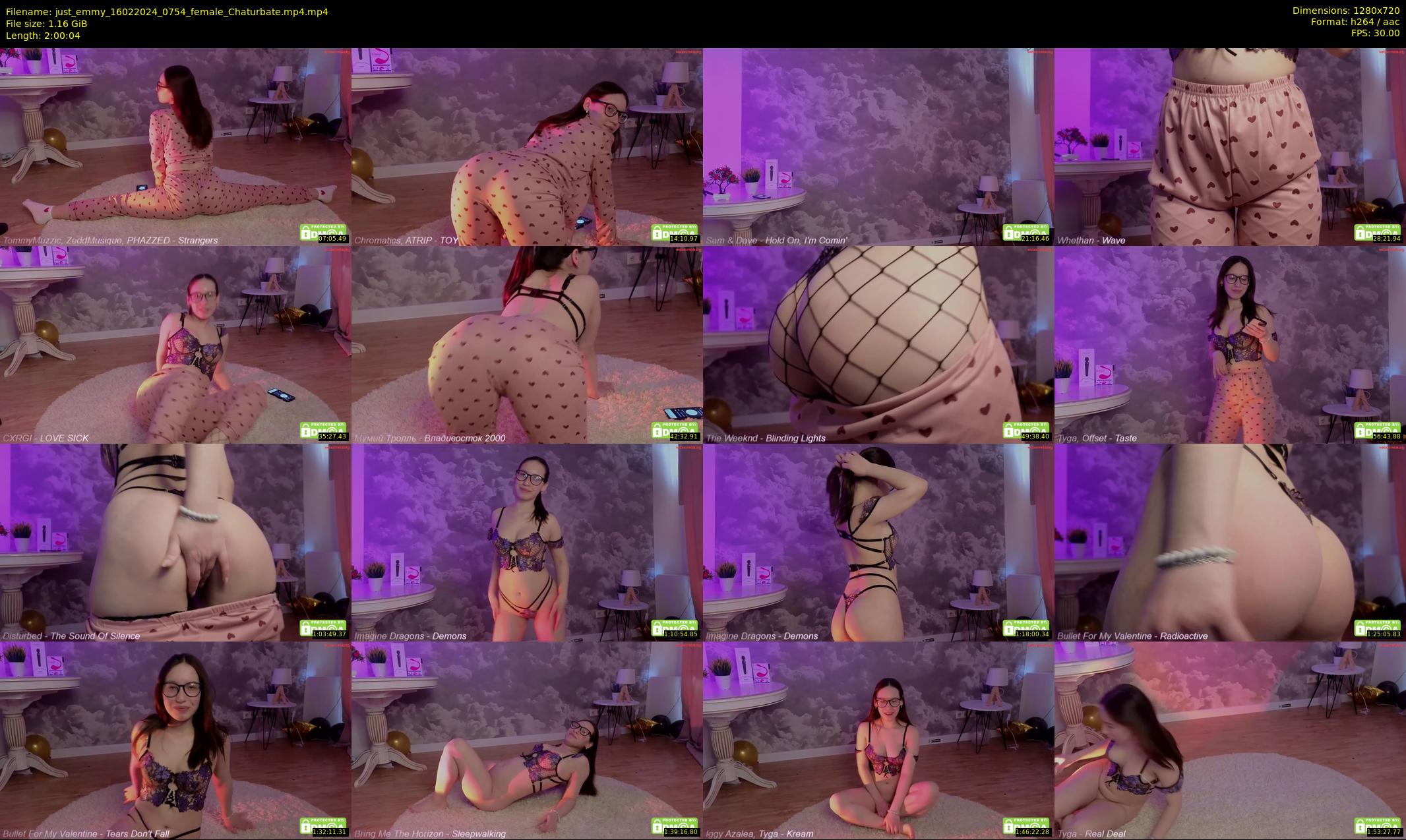 just_emmy — 121 minute Chaturbate female cam show recording, 720p, Feb 16, 2024