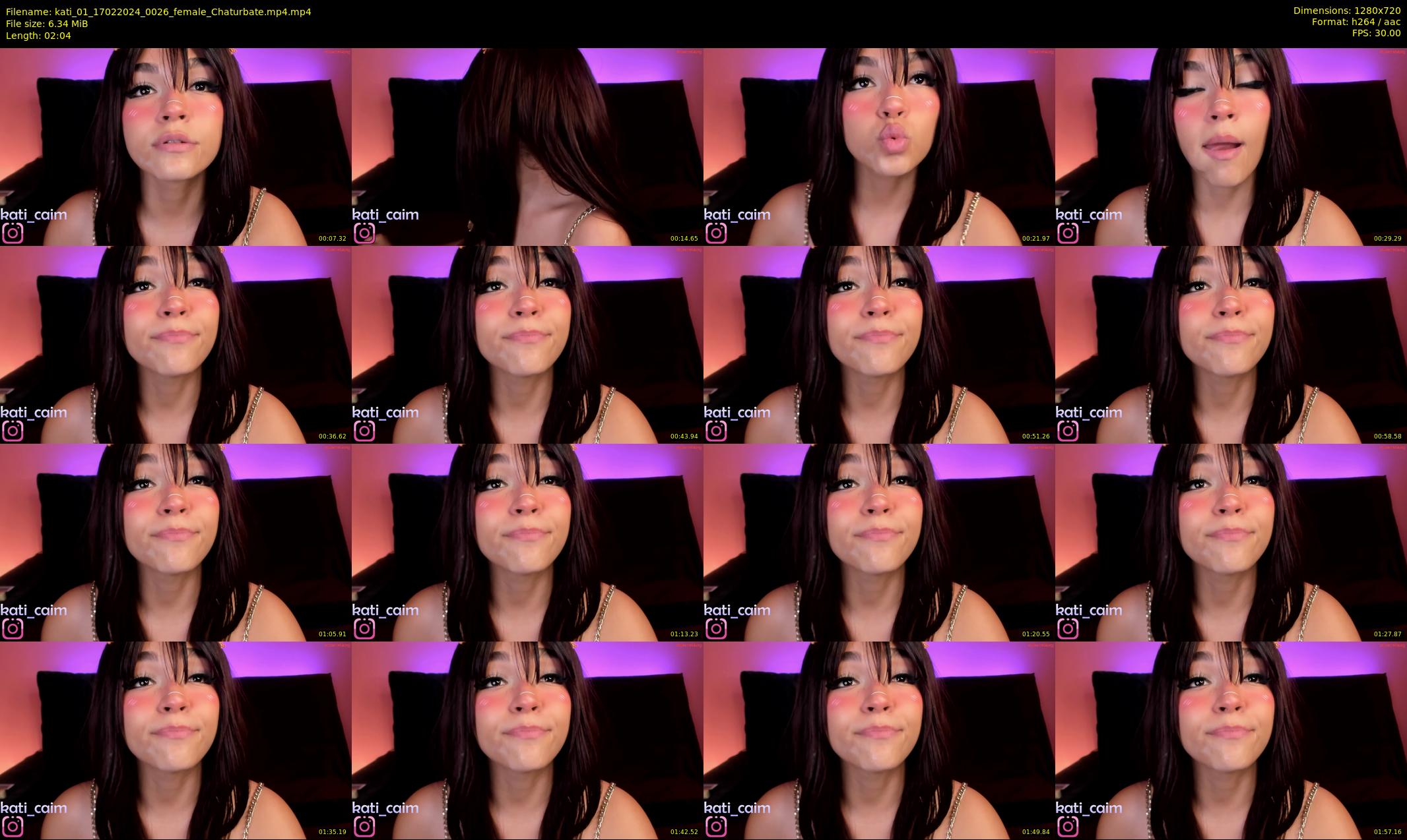 kati_01 — 3 minute Chaturbate female cam show recording, 720p, Feb 17, 2024