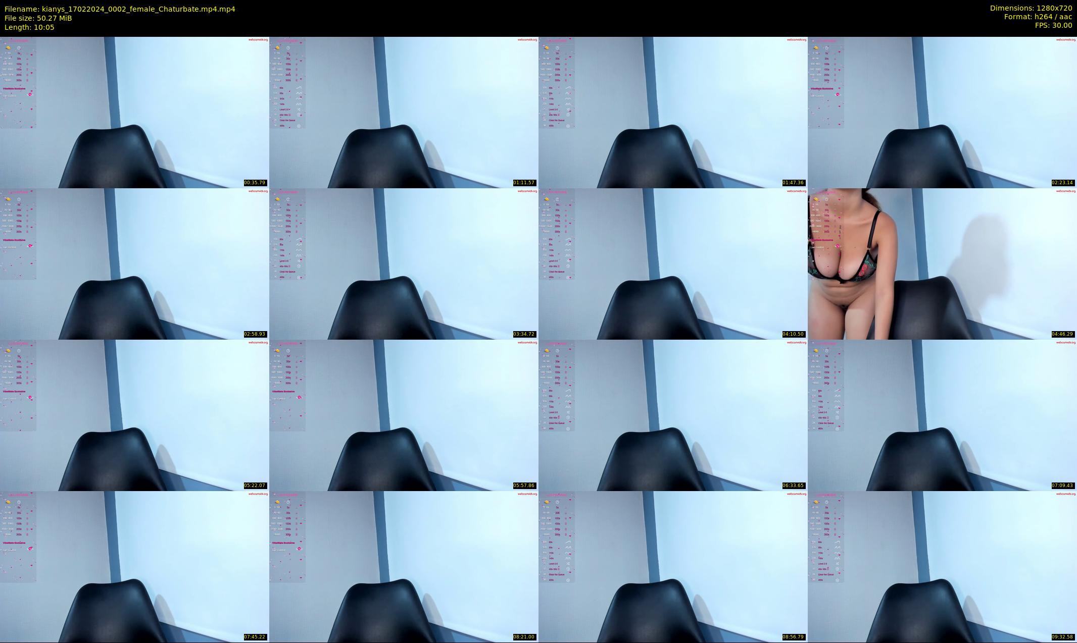 kianys — 11 minute Chaturbate female cam show recording, 720p, Feb 17, 2024