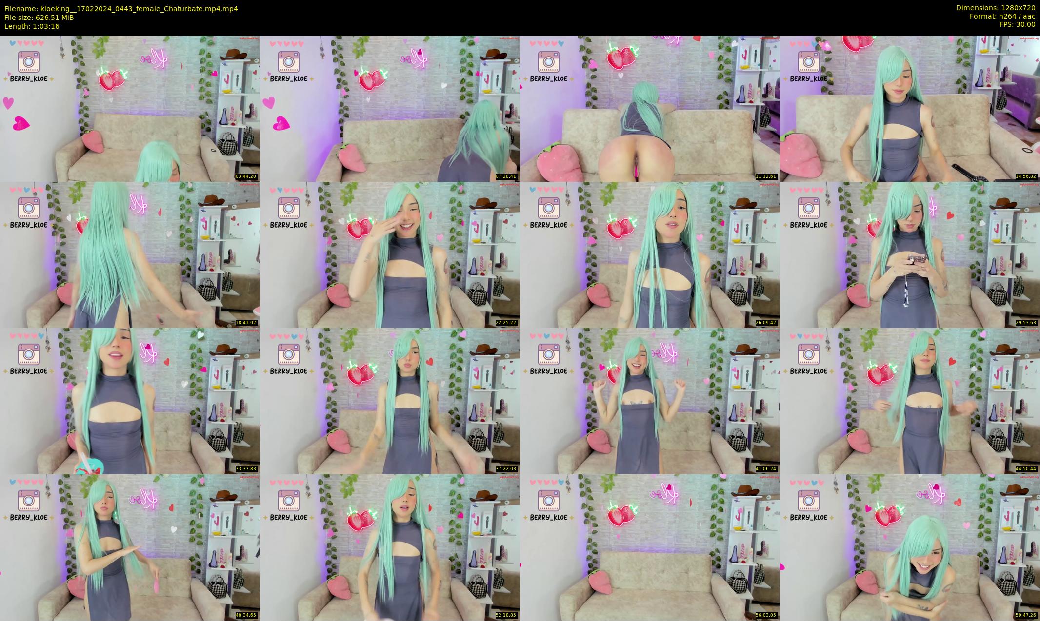 kloeking_ — 64 minute Chaturbate female cam show recording, 720p, Feb 17, 2024