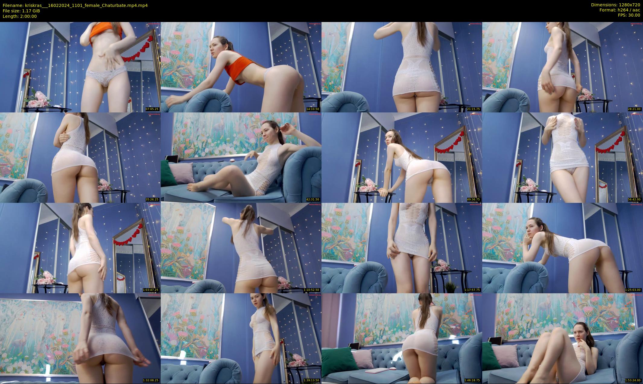 kriskras__ — 120 minute Chaturbate female cam show recording, 720p, Feb 16, 2024