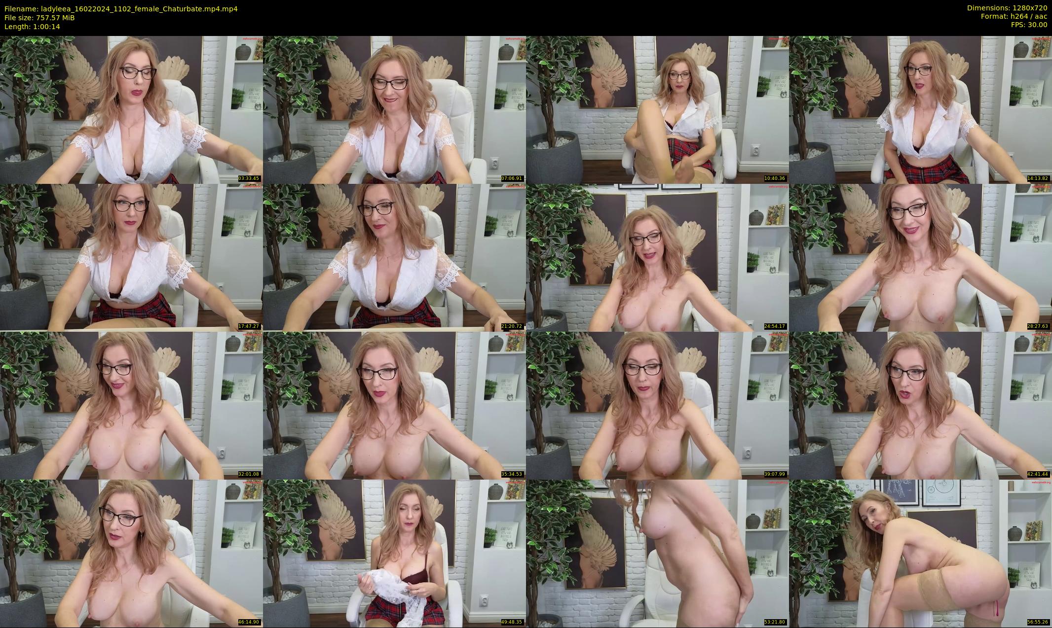 ladyleea — 61 minute Chaturbate female cam show recording, 720p, Feb 16, 2024