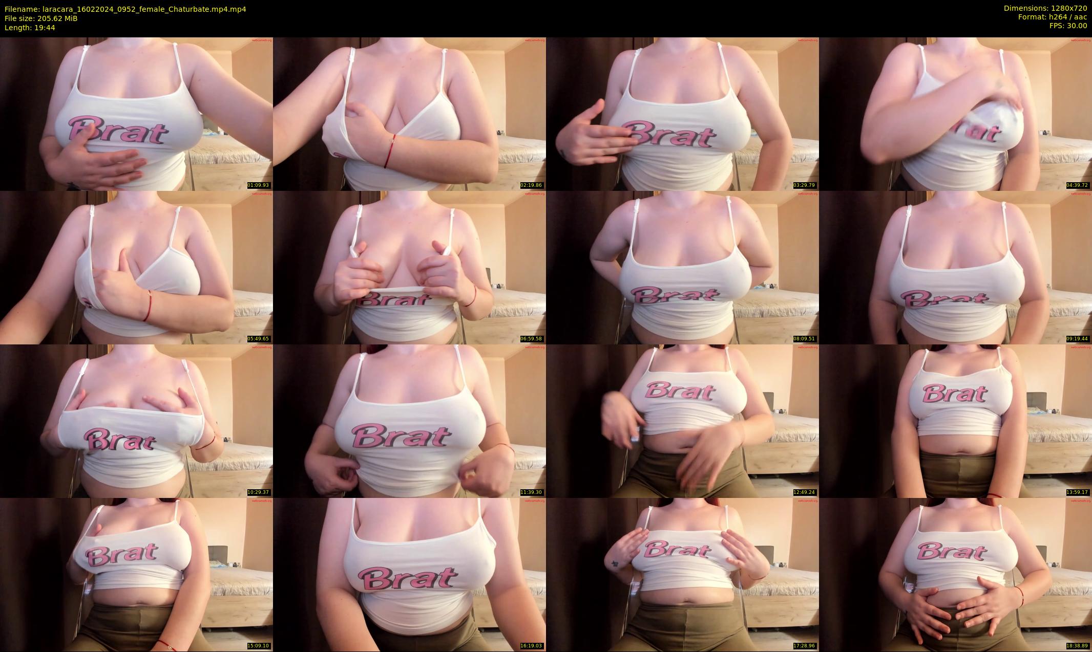 laracara — 20 minute Chaturbate female cam show recording, 720p, Feb 16, 2024