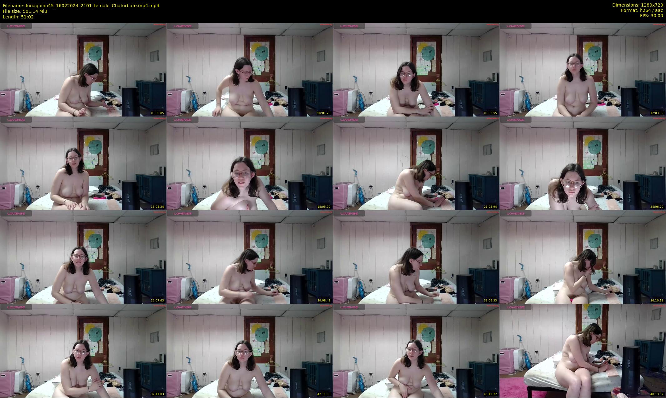 lunaquinn45 — 52 minute Chaturbate female cam show recording, 720p, Feb 16, 2024