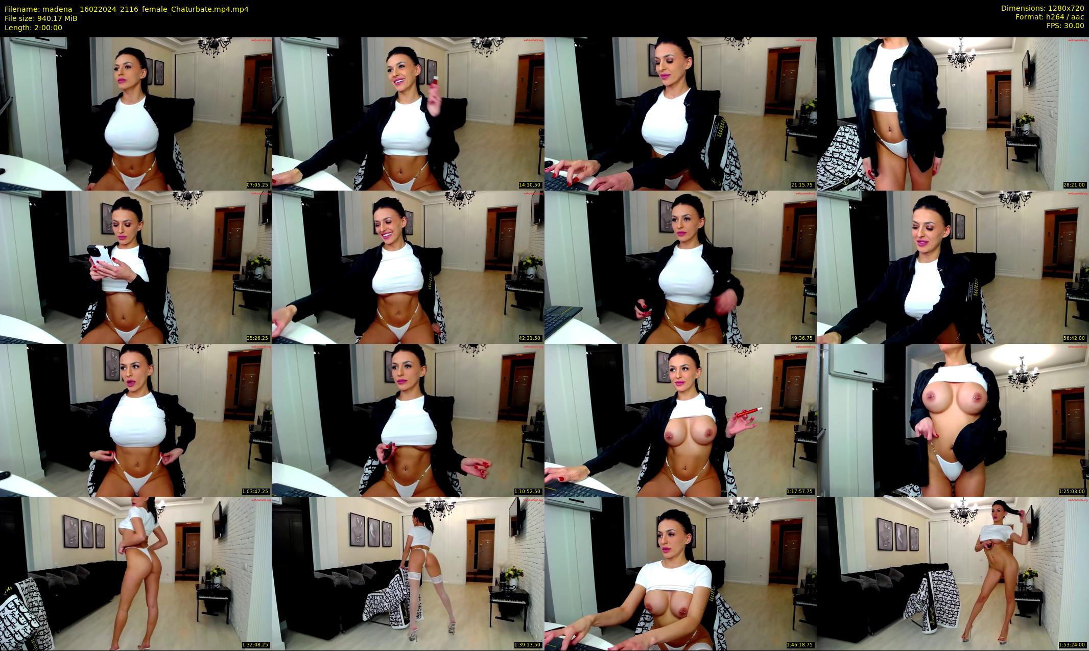 madena_ — 120 minute Chaturbate female cam show recording, 720p, Feb 16, 2024