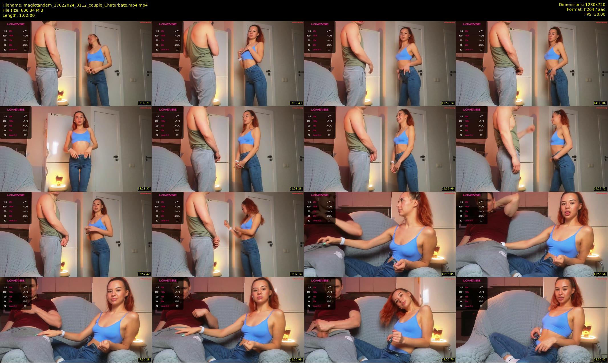 magictandem — 62 minute Chaturbate couple cam show recording, 720p, Feb 17, 2024