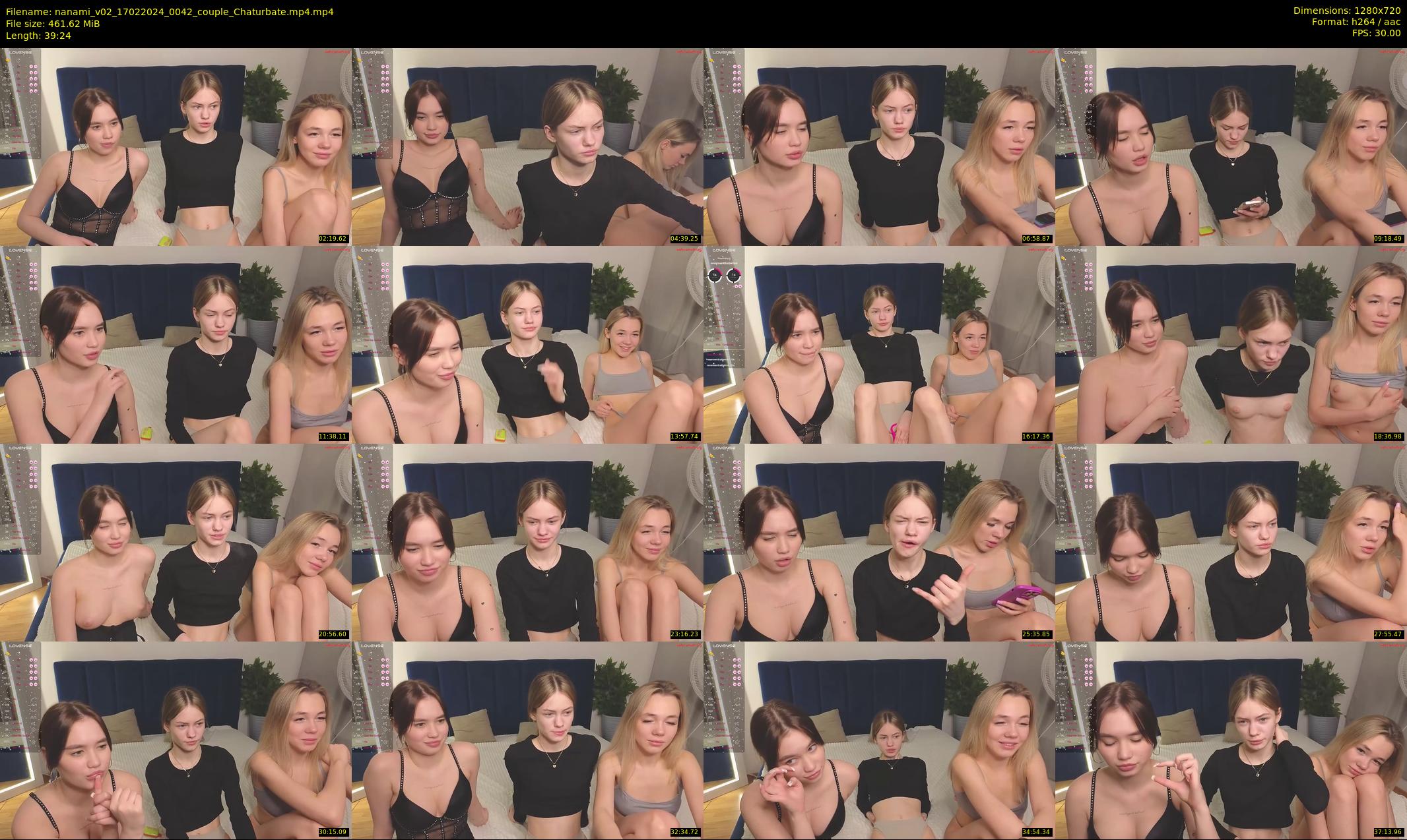 nanami_v02 — 40 minute Chaturbate couple cam show recording, 720p, Feb 17, 2024