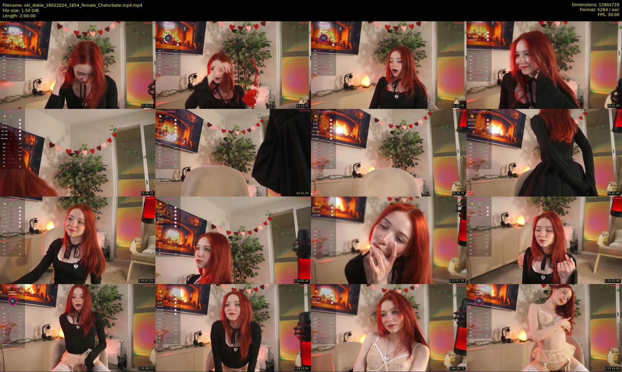 oki_dokie — 120 minute Chaturbate female cam show recording, 720p, Feb 16, 2024