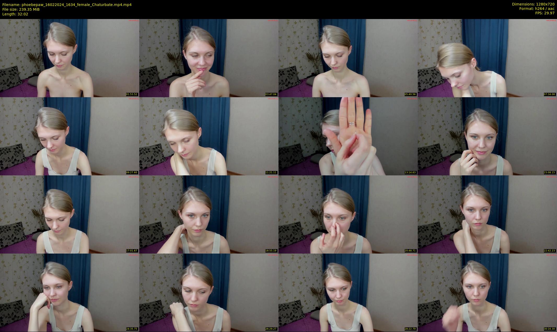 phoebepaw — 33 minute Chaturbate female cam show recording, 720p, Feb 16, 2024