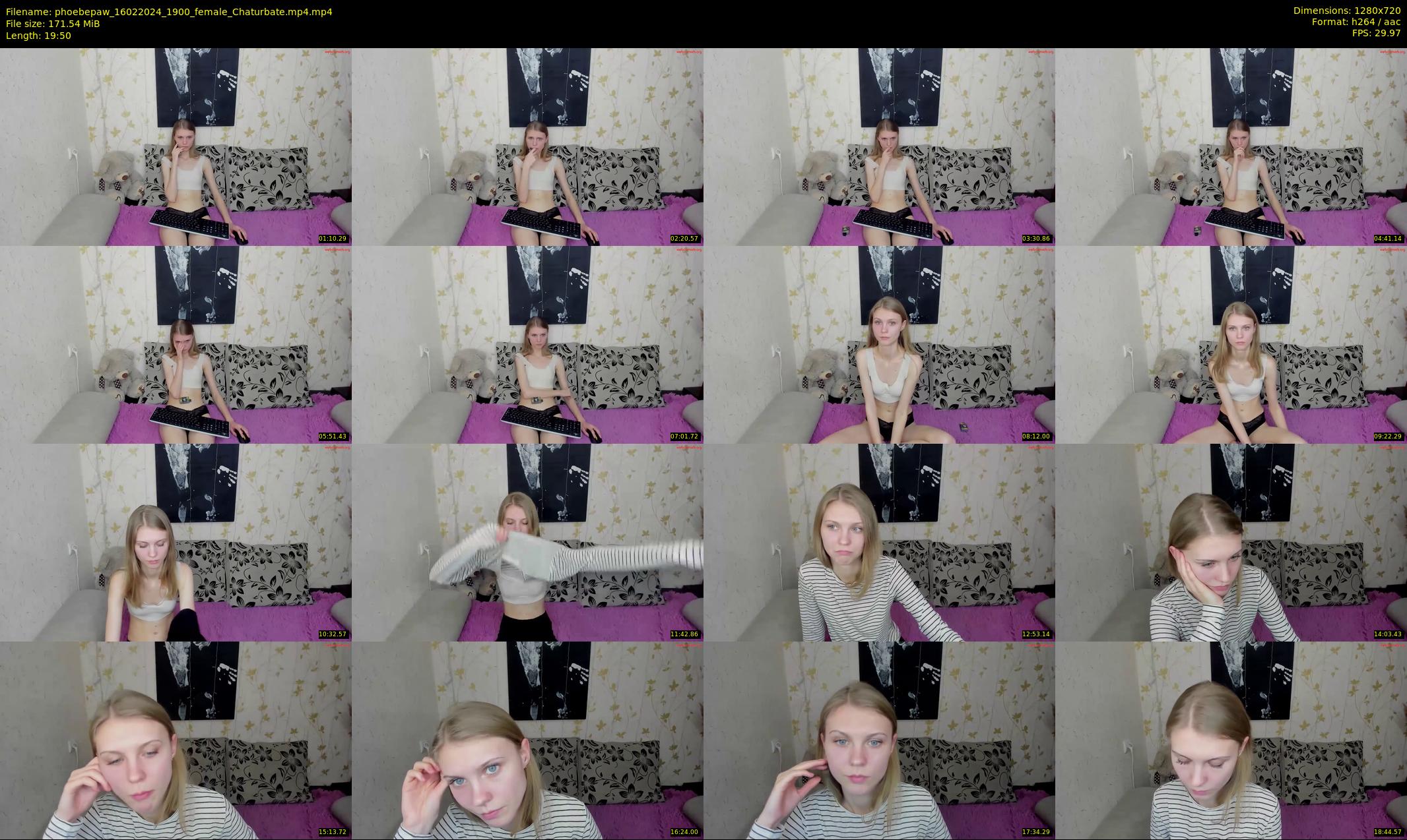 phoebepaw — 20 minute Chaturbate female cam show recording, 720p, Feb 16, 2024