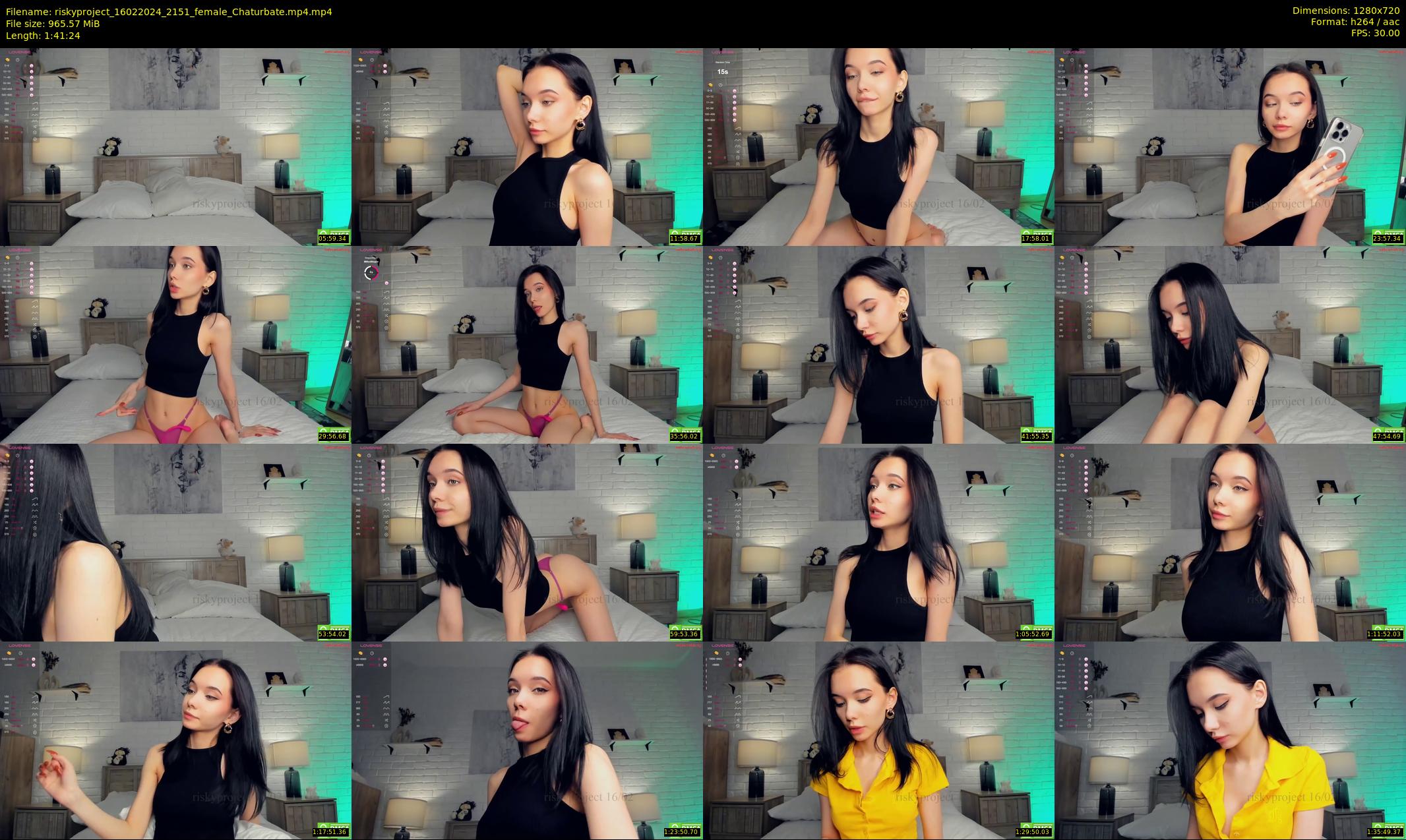 riskyproject — 102 minute Chaturbate couple cam show recording, 720p, Feb 16, 2024