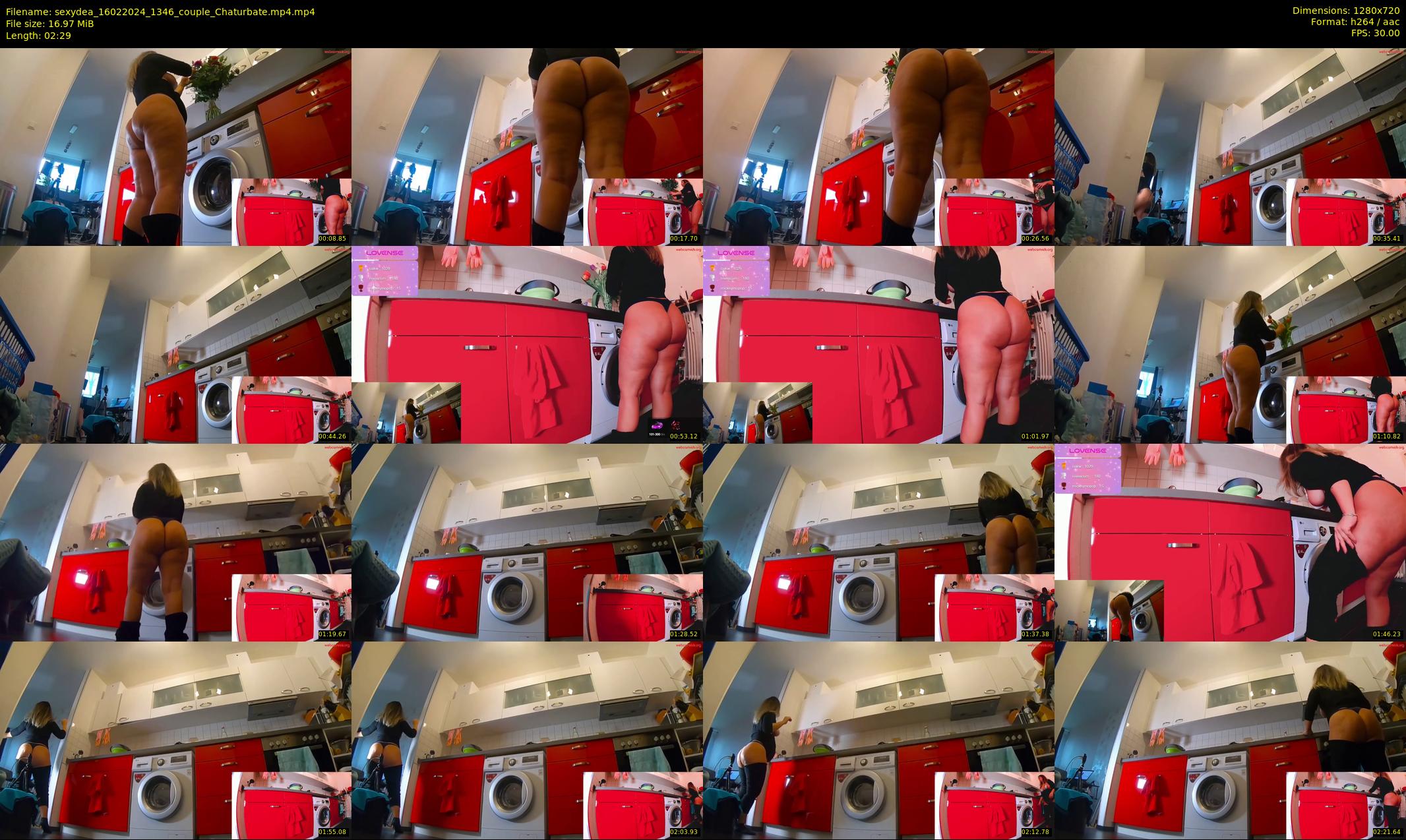 sexydea — 3 minute Chaturbate female cam show recording, 720p, Feb 16, 2024