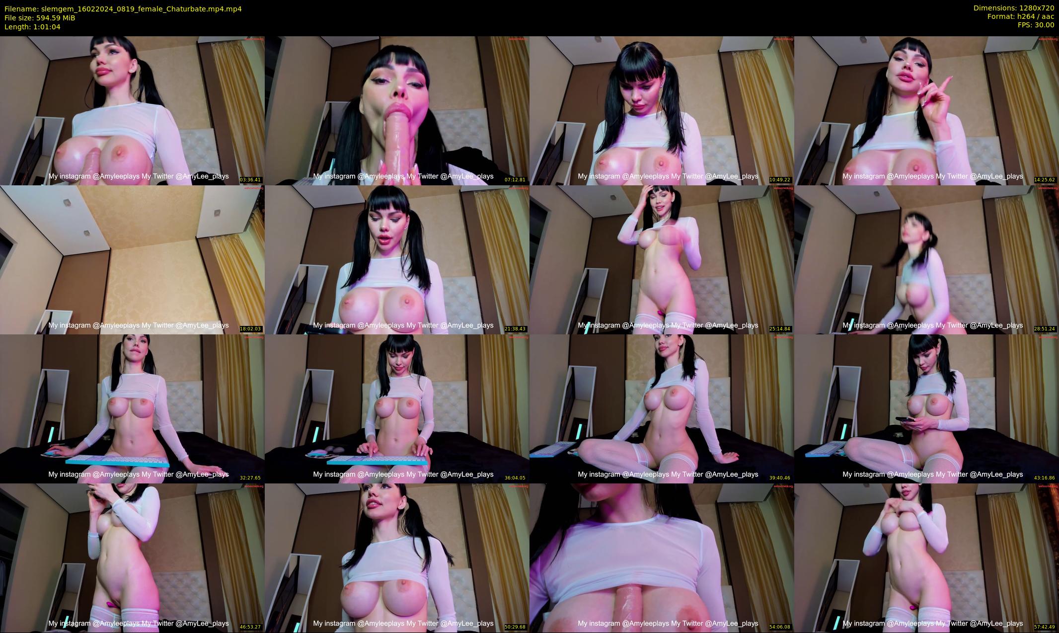 slemgem — 62 minute Chaturbate couple cam show recording, 720p, Feb 16, 2024