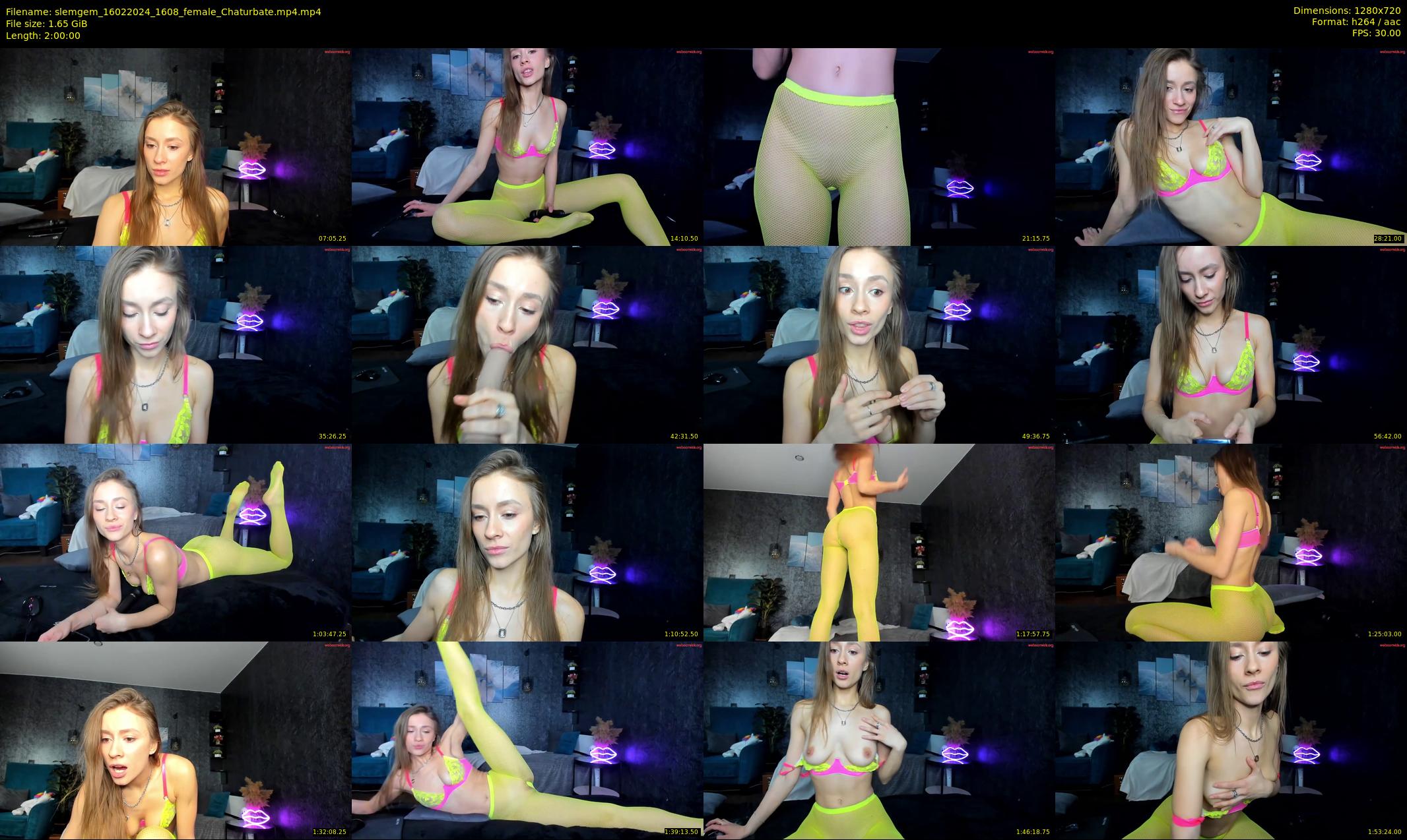 slemgem — 120 minute Chaturbate couple cam show recording, 720p, Feb 16, 2024