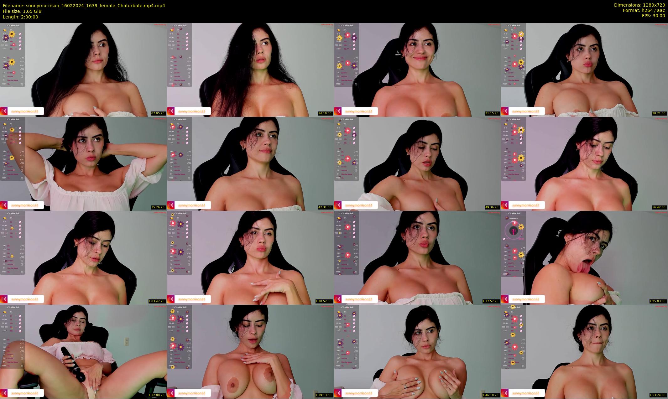 sunnymorrison — 120 minute Chaturbate female cam show recording, 720p, Feb 16, 2024
